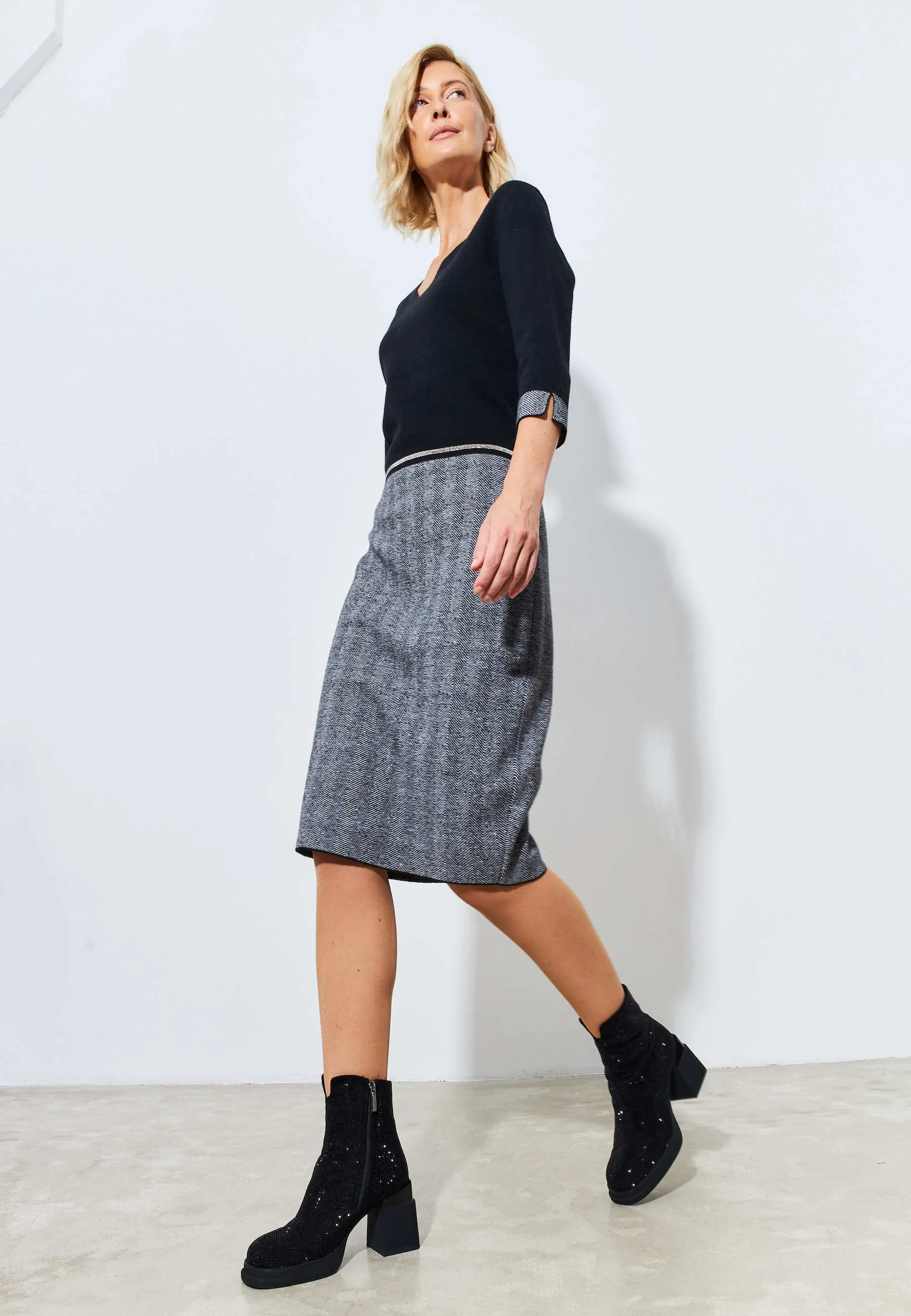 BLOCK HEEL  - Stivaletti con plateau