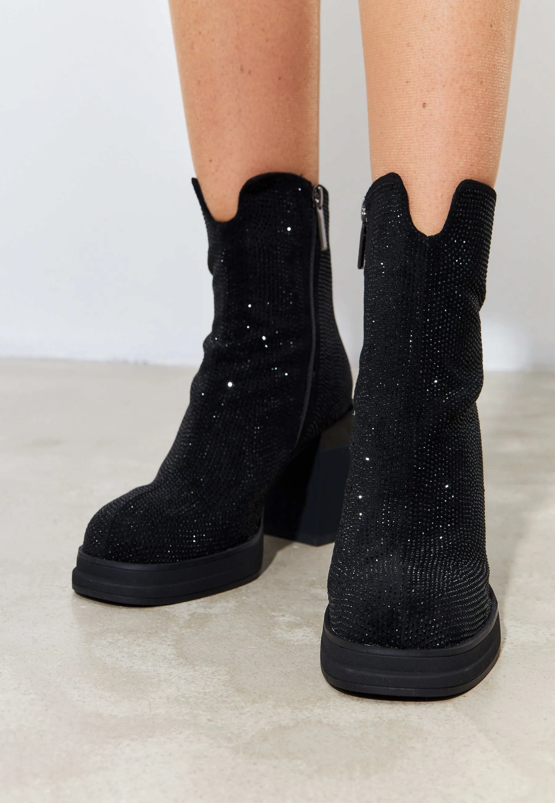 BLOCK HEEL  - Stivaletti con plateau