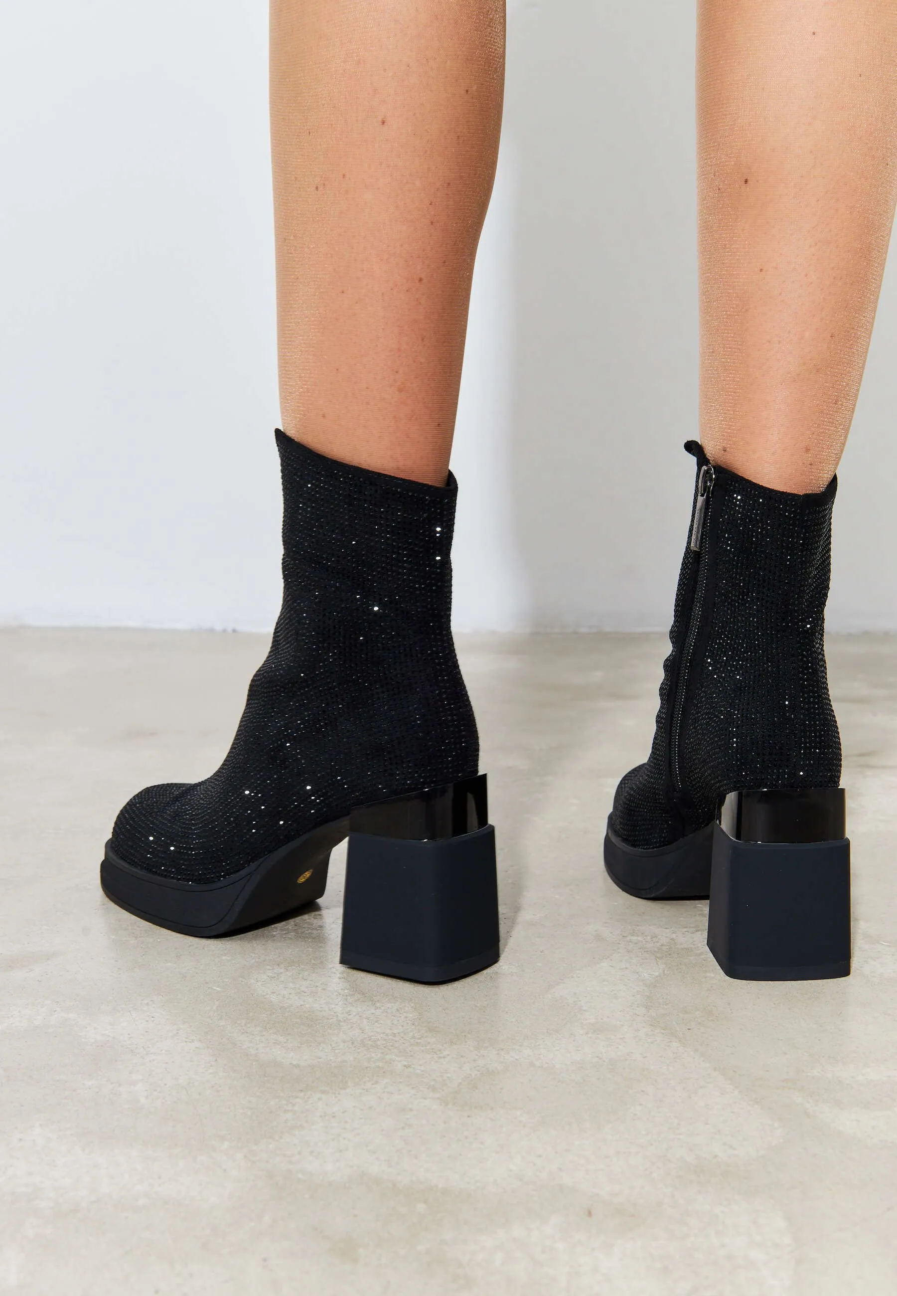 BLOCK HEEL  - Stivaletti con plateau