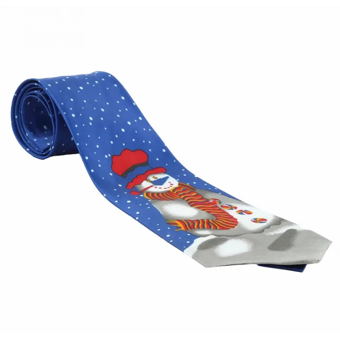 Calzino di Natale con pupazzo di neve