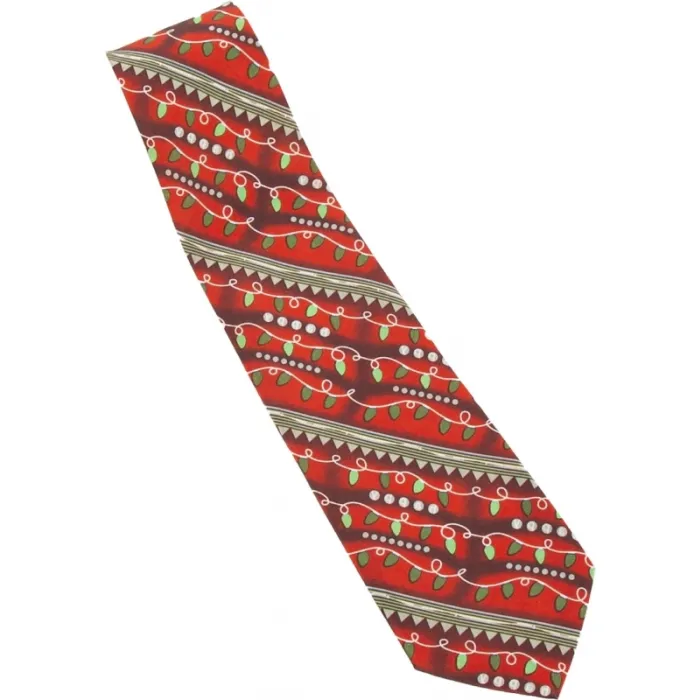 Calzino di Natale Motivo di illuminazione natalizio rosso