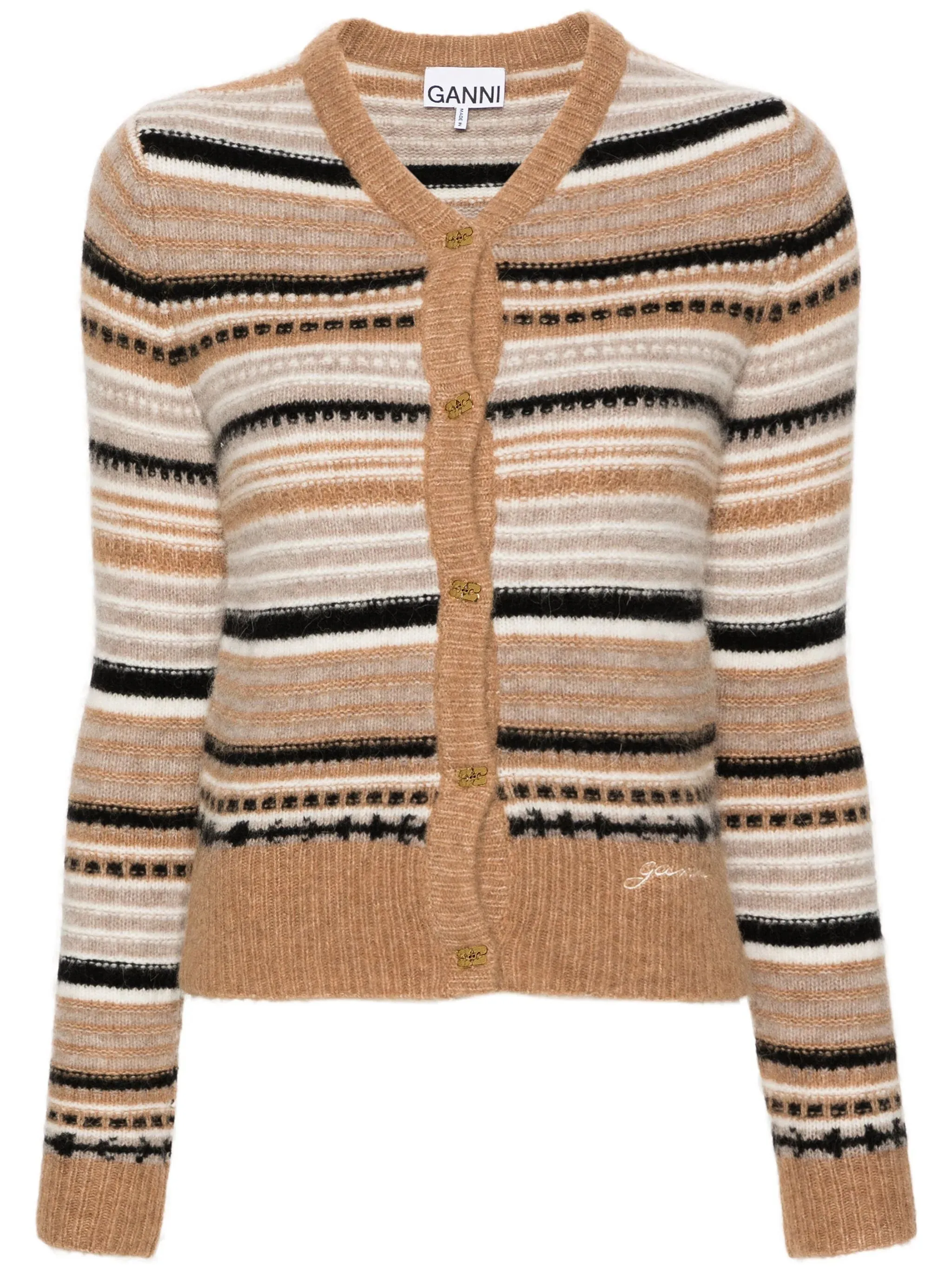 Cardigan a righe