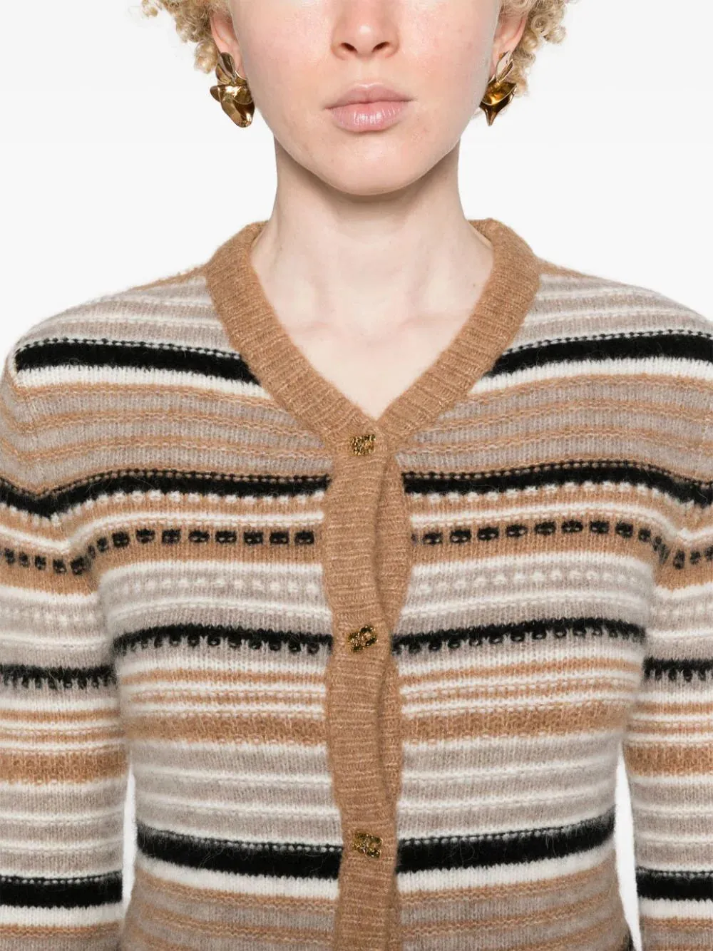 Cardigan a righe