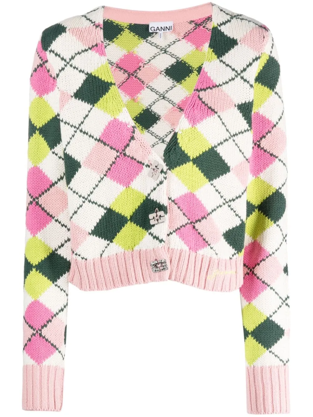 Cardigan a rombi