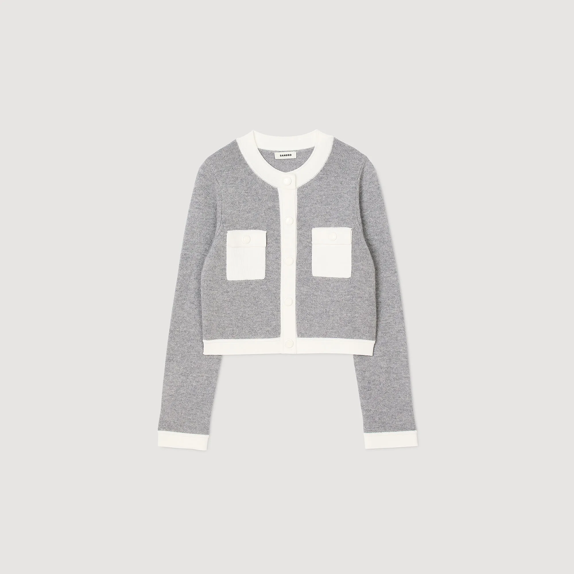 Cardigan bicolor