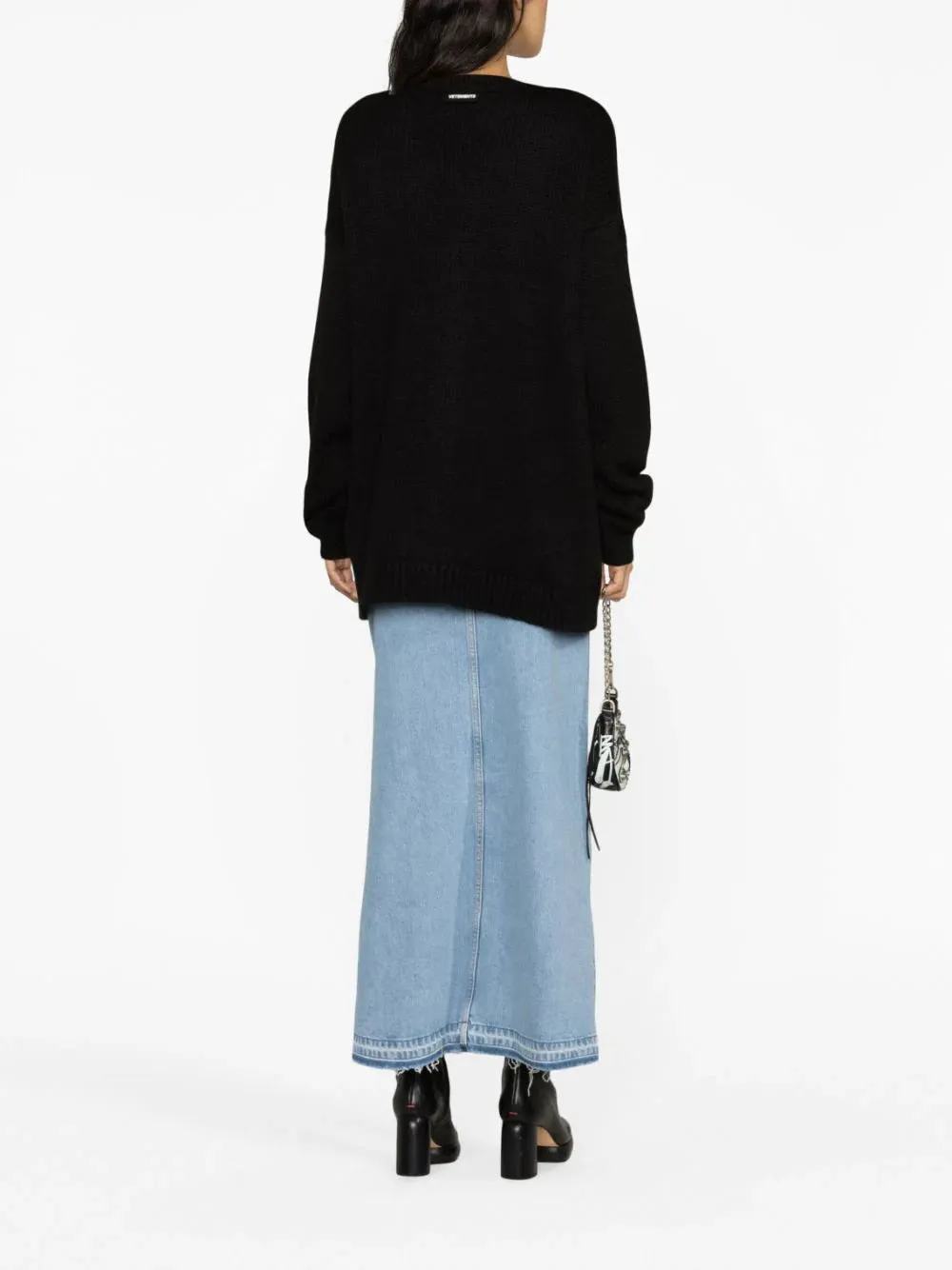 Cardigan con bottoni gioiello