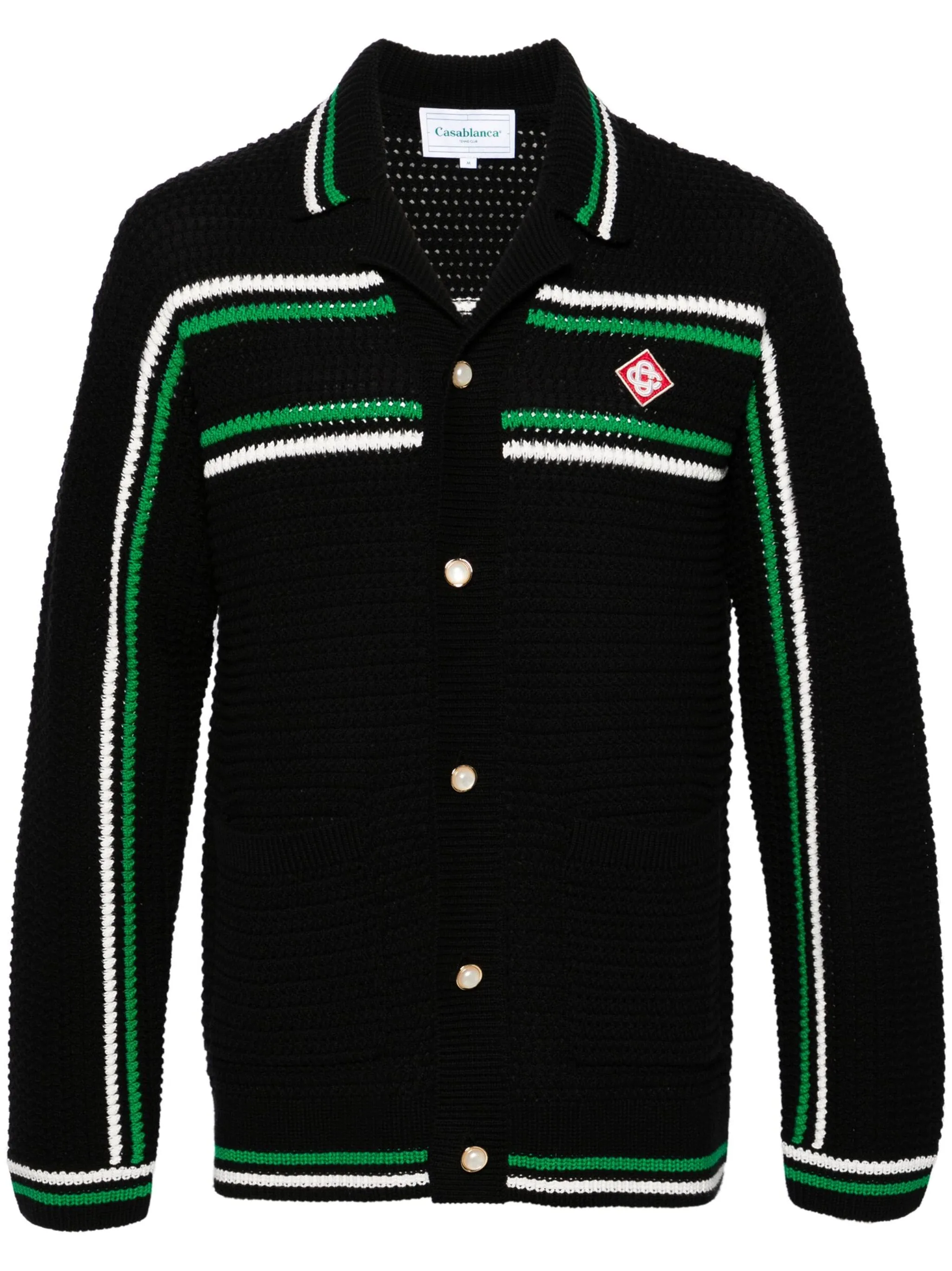 Cardigan con logo