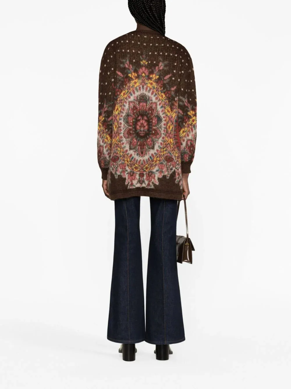 Cardigan con motivo jacquard