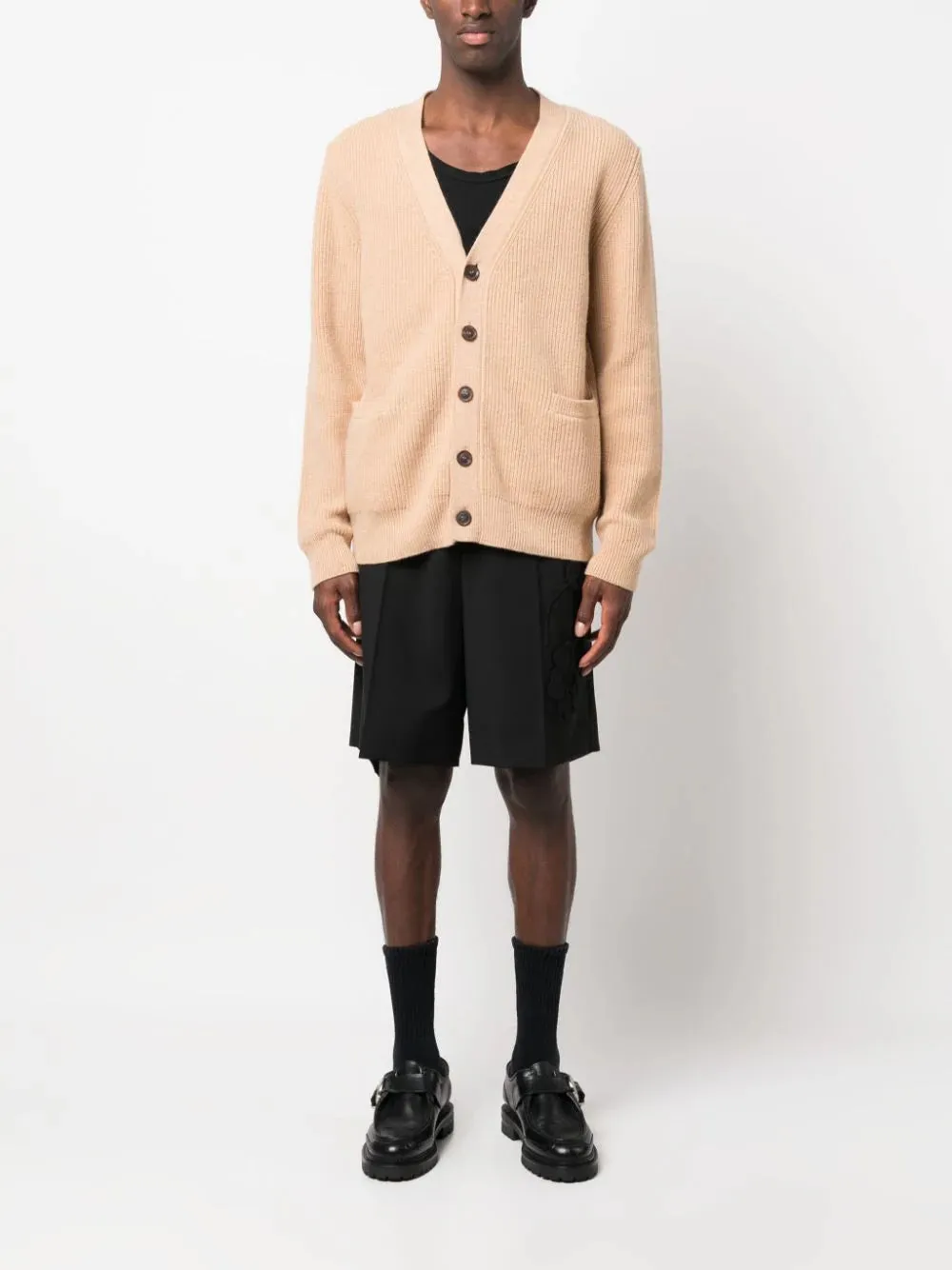 Cardigan con scollo a V