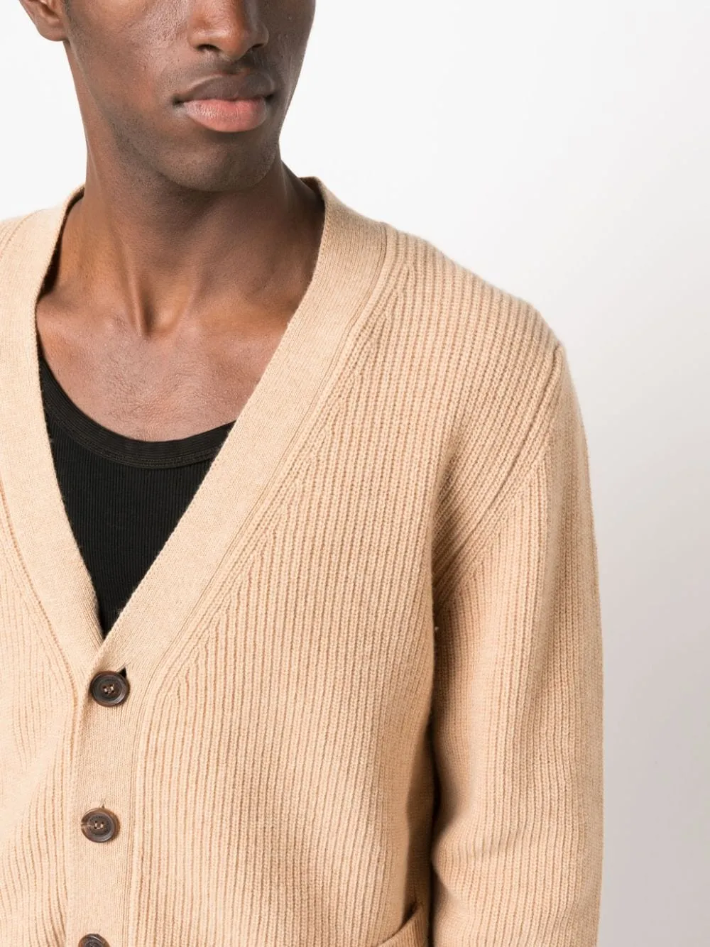 Cardigan con scollo a V
