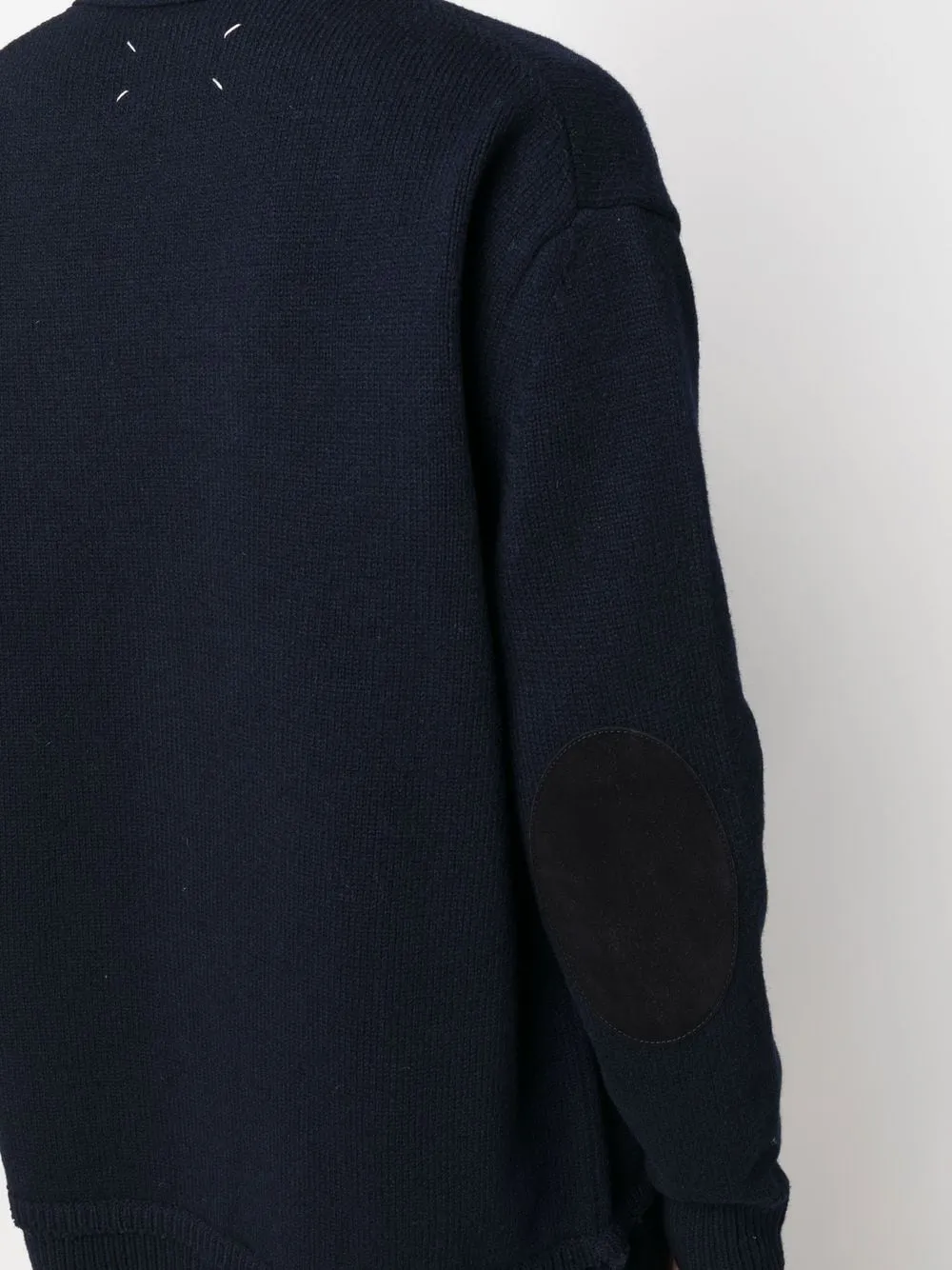 Cardigan con toppe sui gomiti