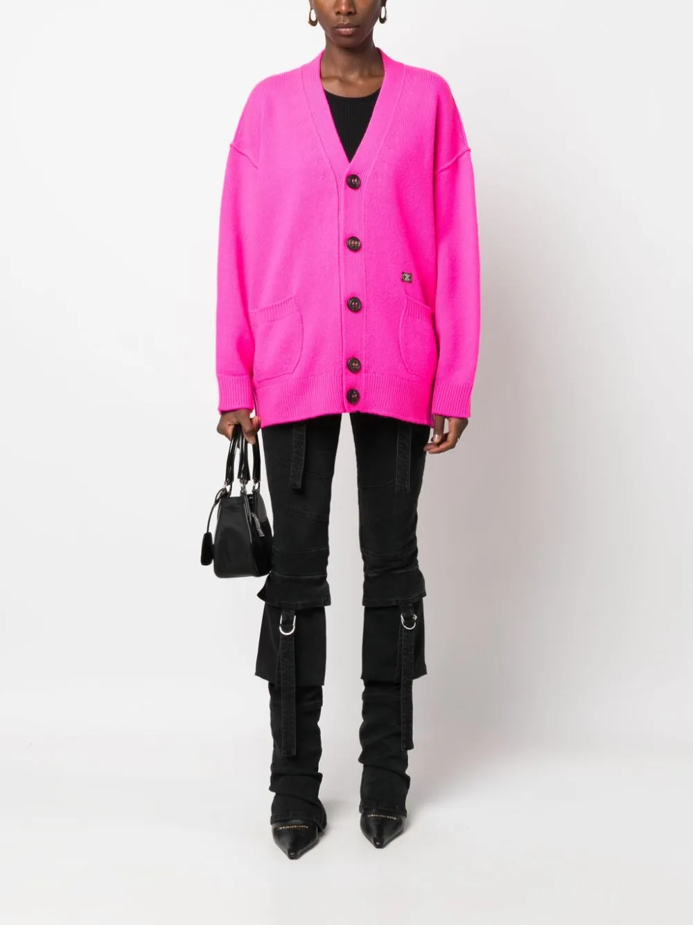Cardigan in lana e cashmere