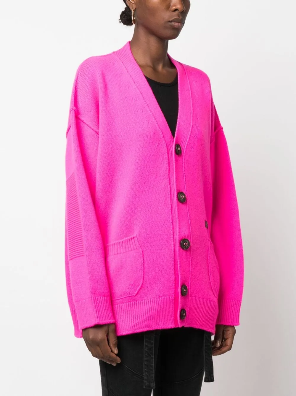 Cardigan in lana e cashmere