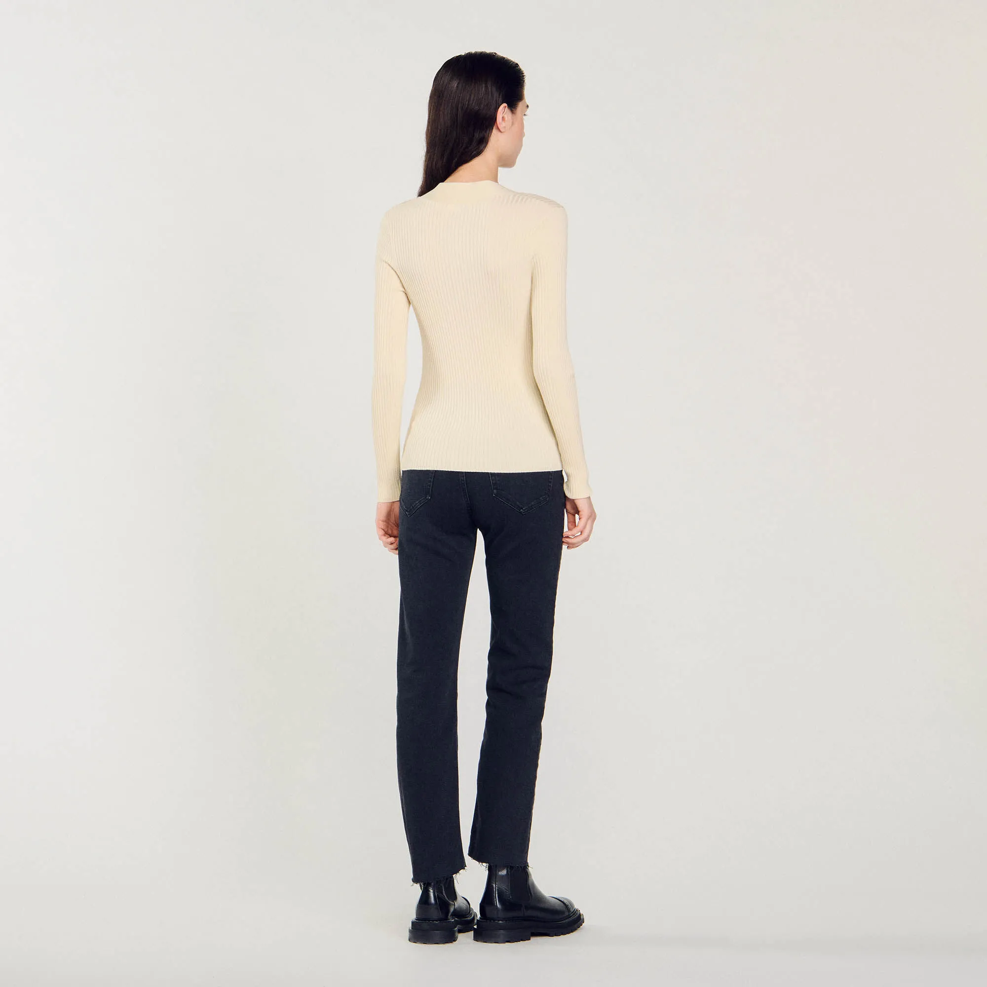 Cardigan in viscosa certificata