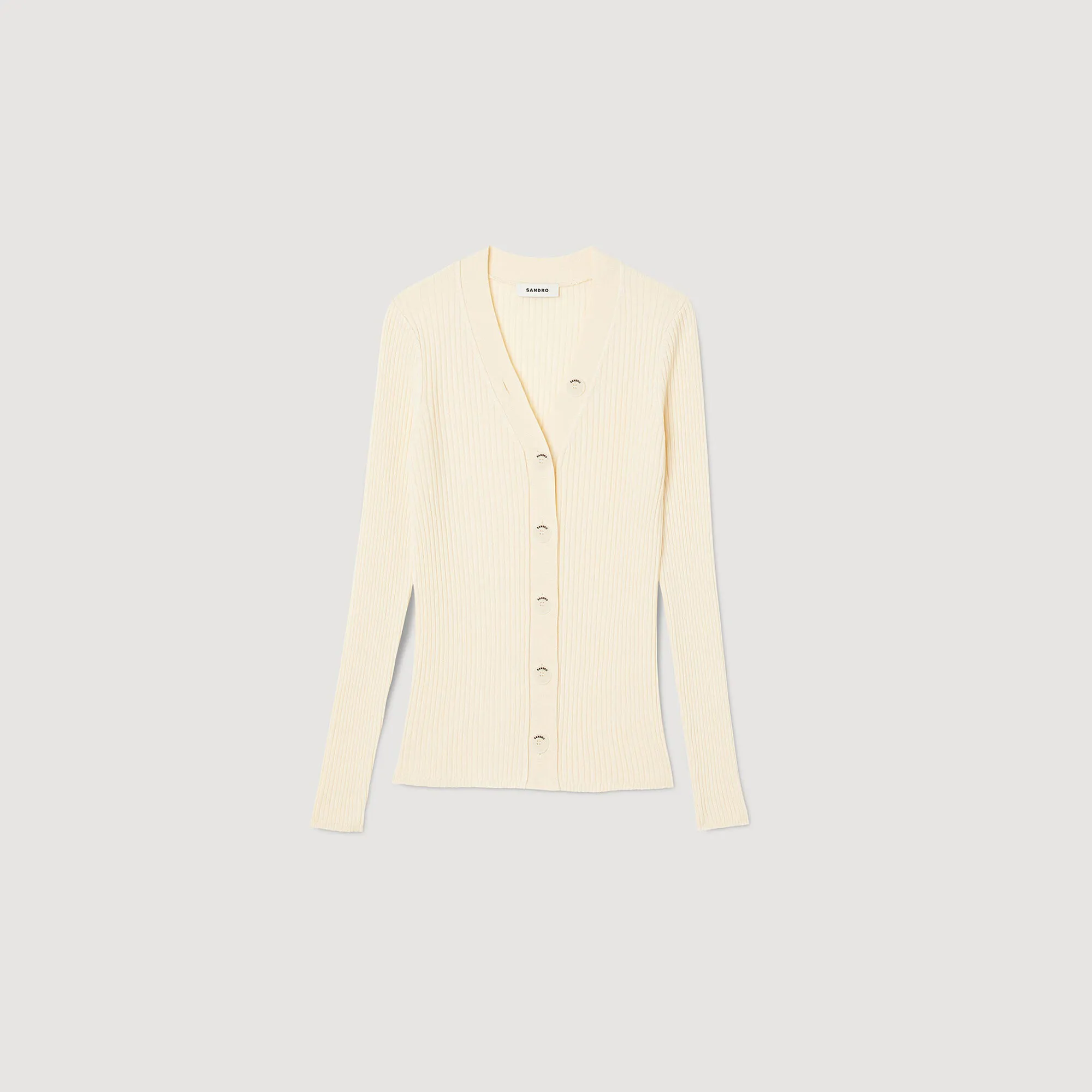 Cardigan in viscosa certificata