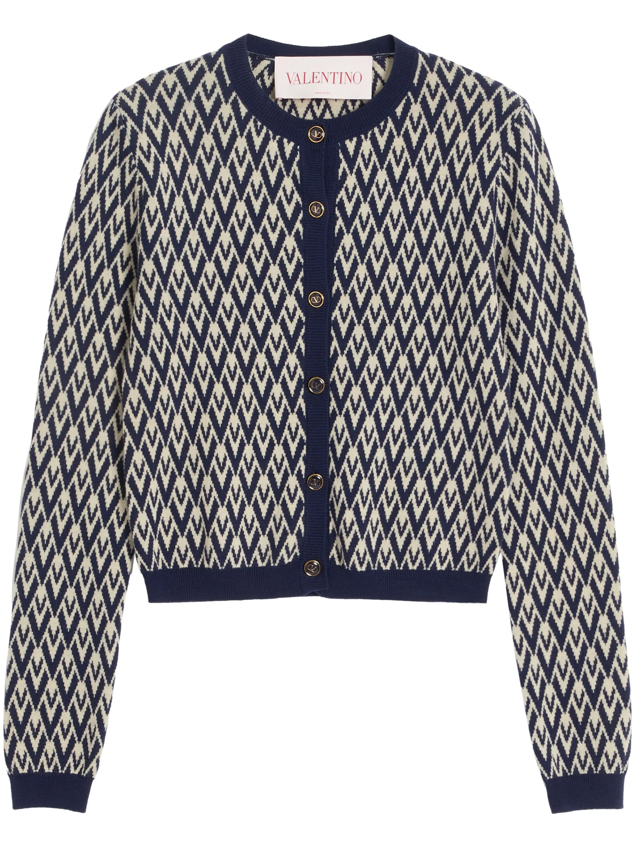 Cardigan Jacquard Toute la V
