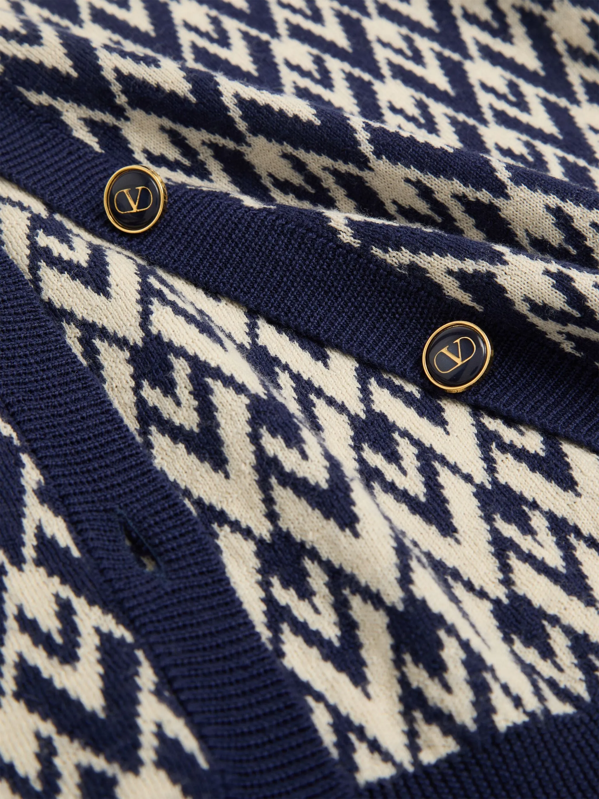 Cardigan Jacquard Toute la V