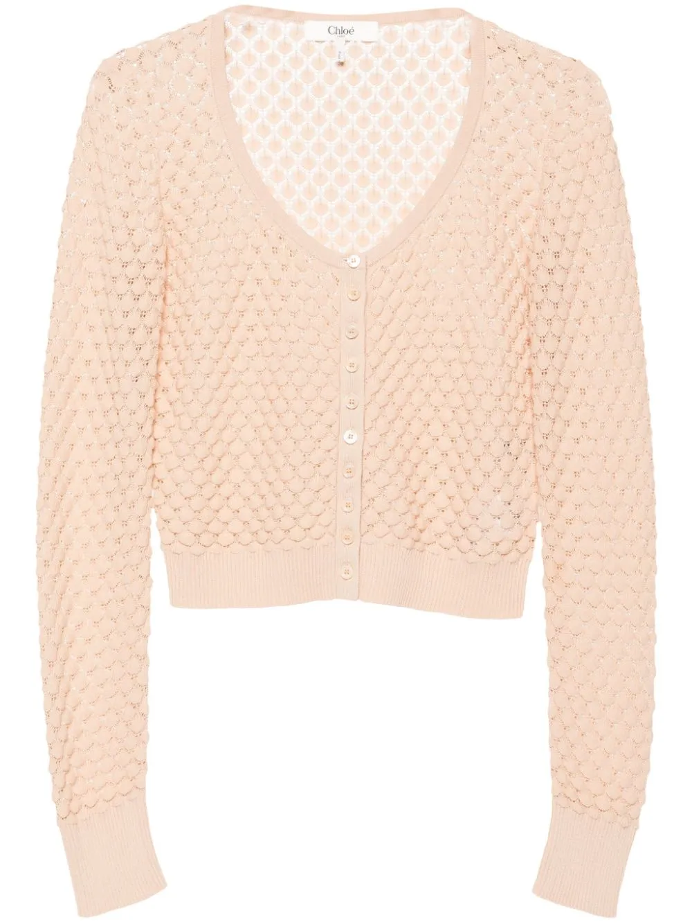 Cardigan lavorato