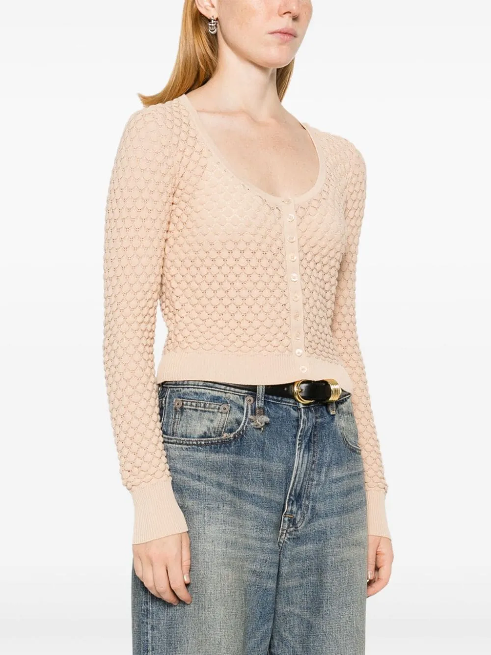Cardigan lavorato