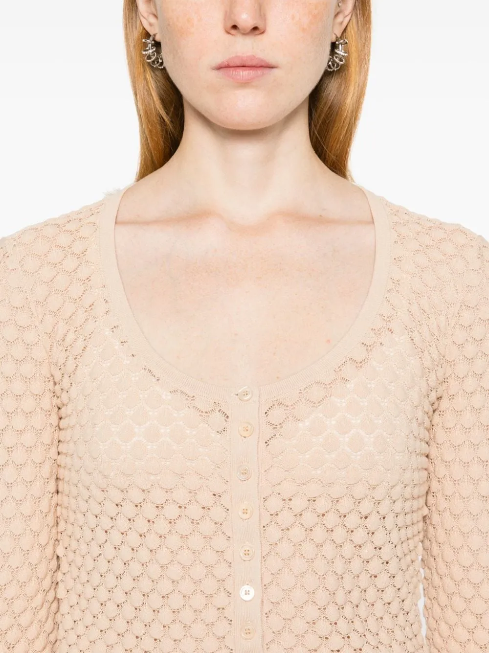 Cardigan lavorato