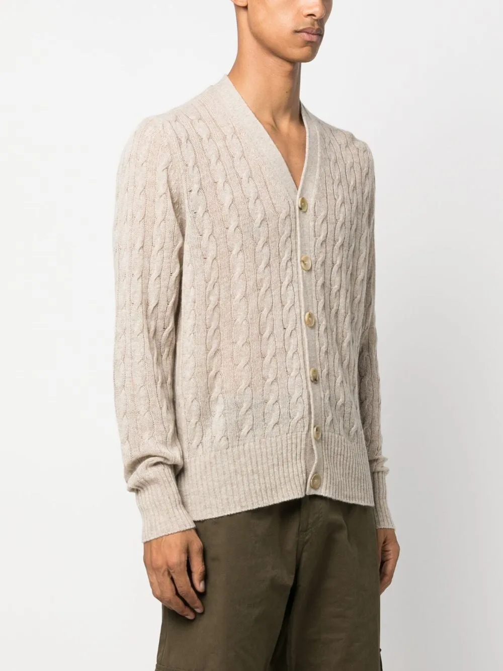 Cardigan logo embossed