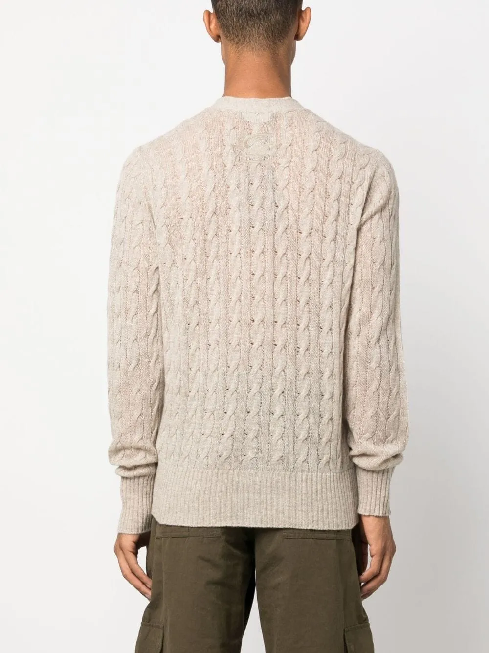 Cardigan logo embossed