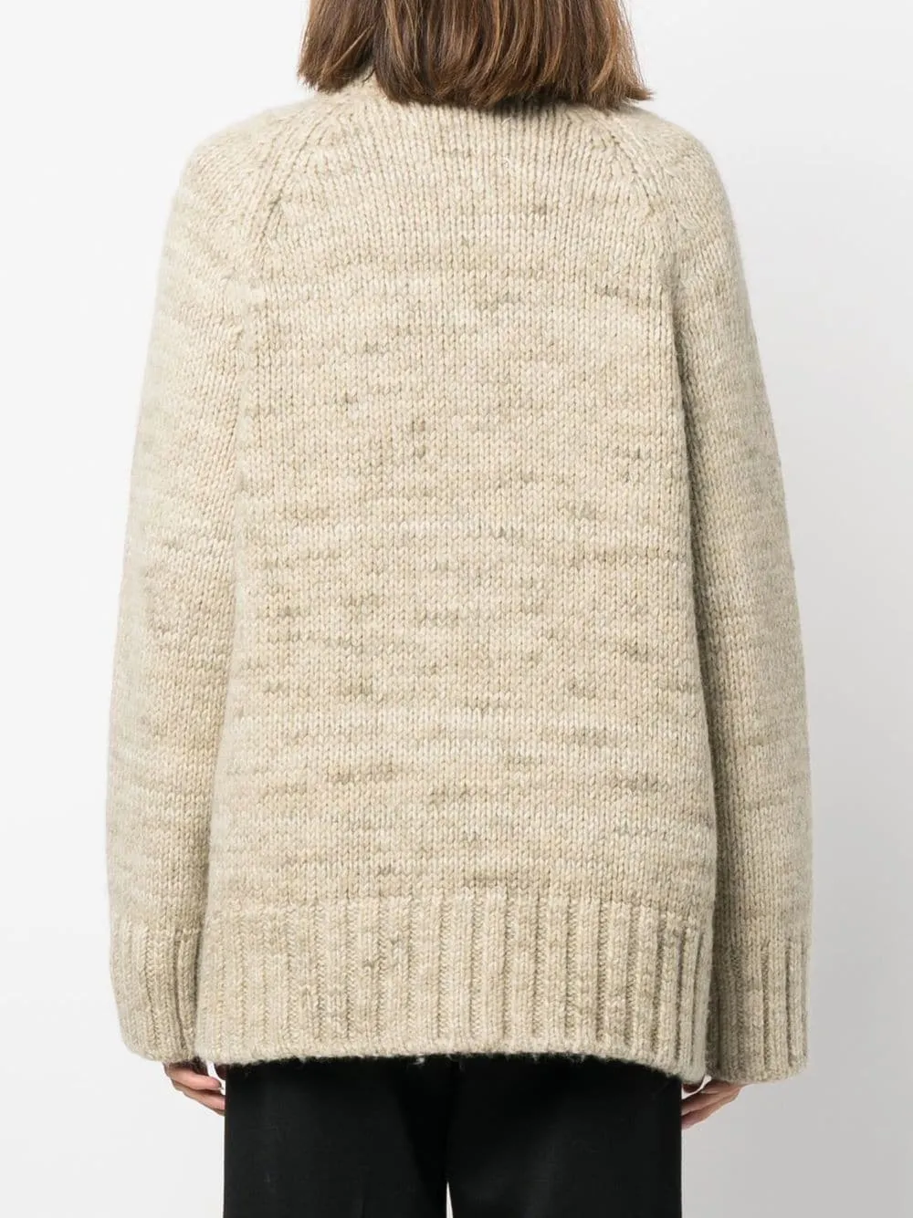 Cardigan tinto vegetale