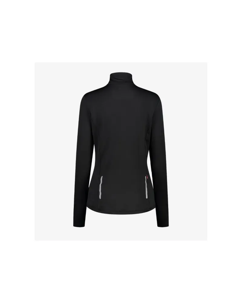 CMP Maglia a mezza zip in jersey stretch da donna