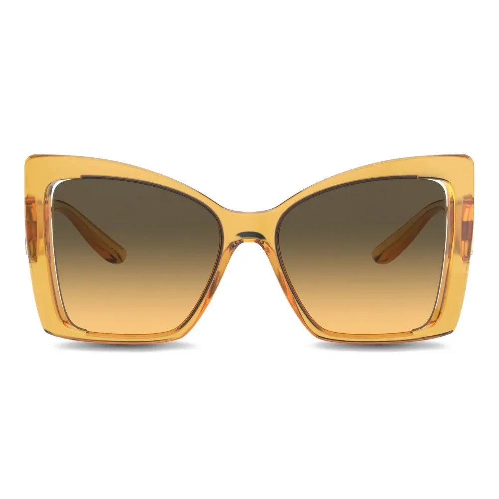 Dolce & Gabbana - Occhiale da Sole DG Monogram - Giallo - Dolce & Gabbana Eyewear