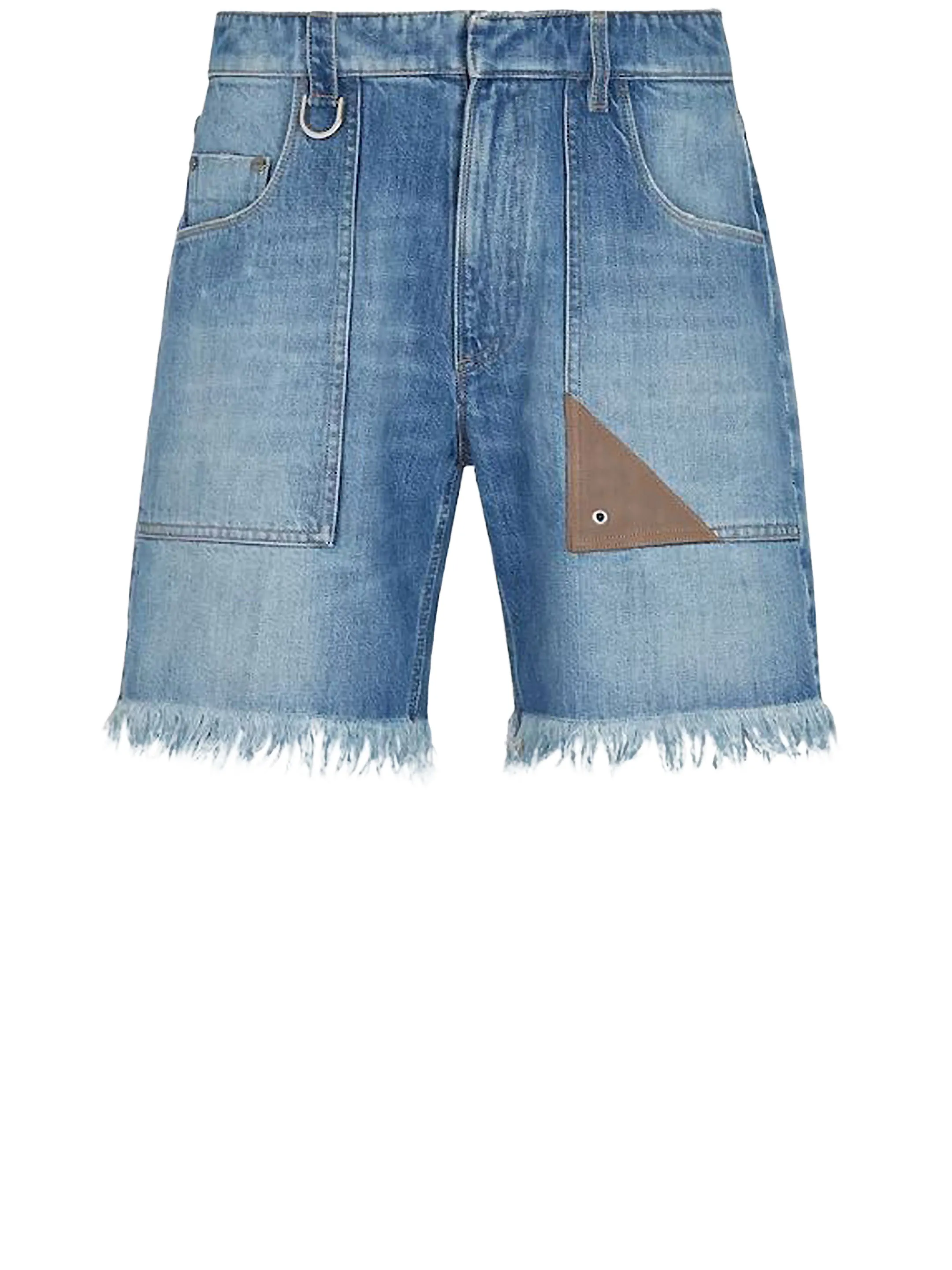 FENDI    Bermuda in denim blu