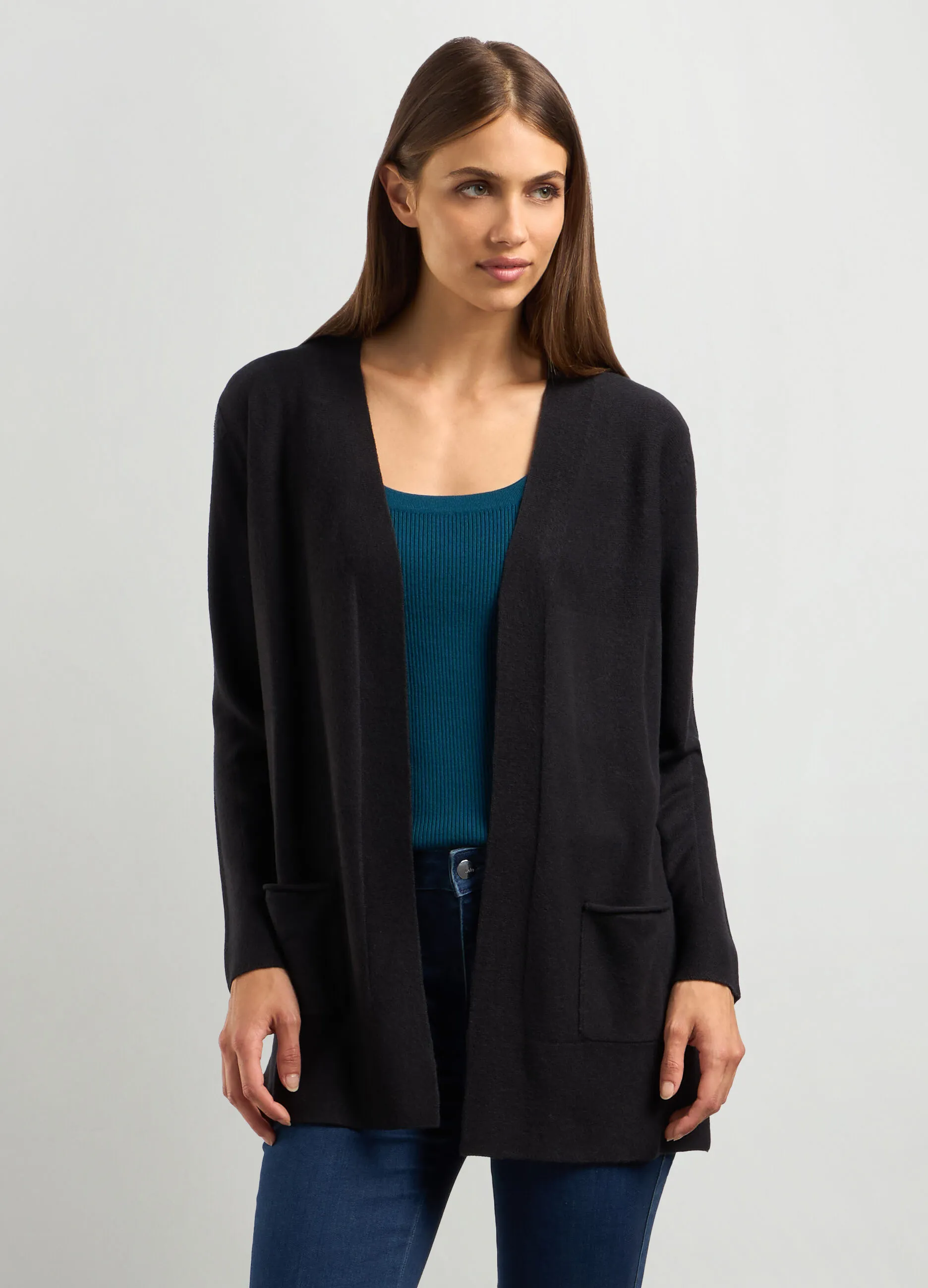 IWIE  Cardigan aperto tricot donna