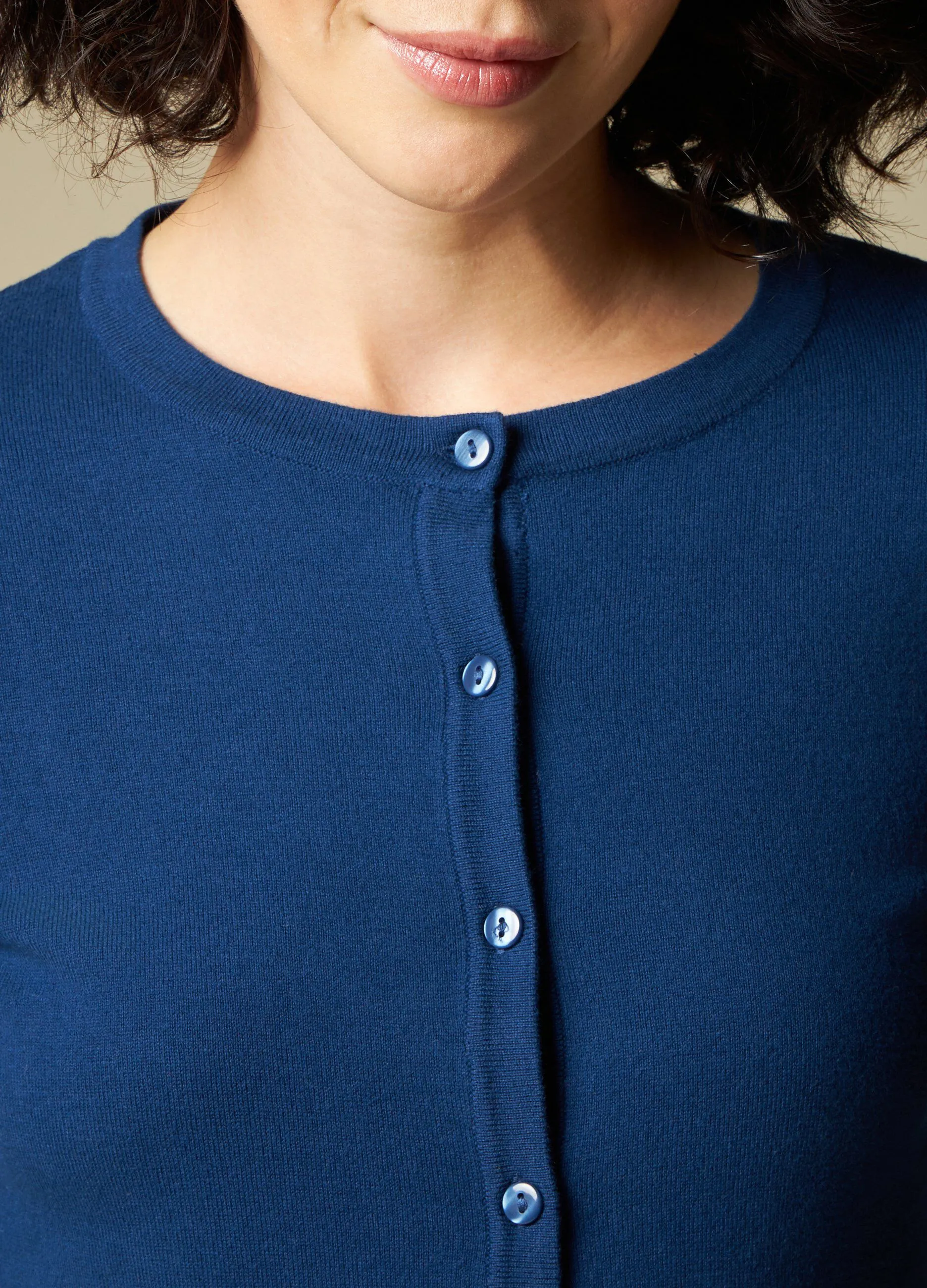IWIE  Cardigan in tricot di misto cotone donna
