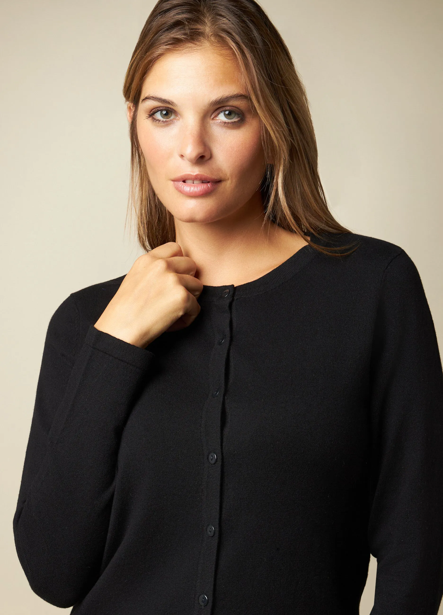 IWIE  Cardigan tricot in misto cotone donna