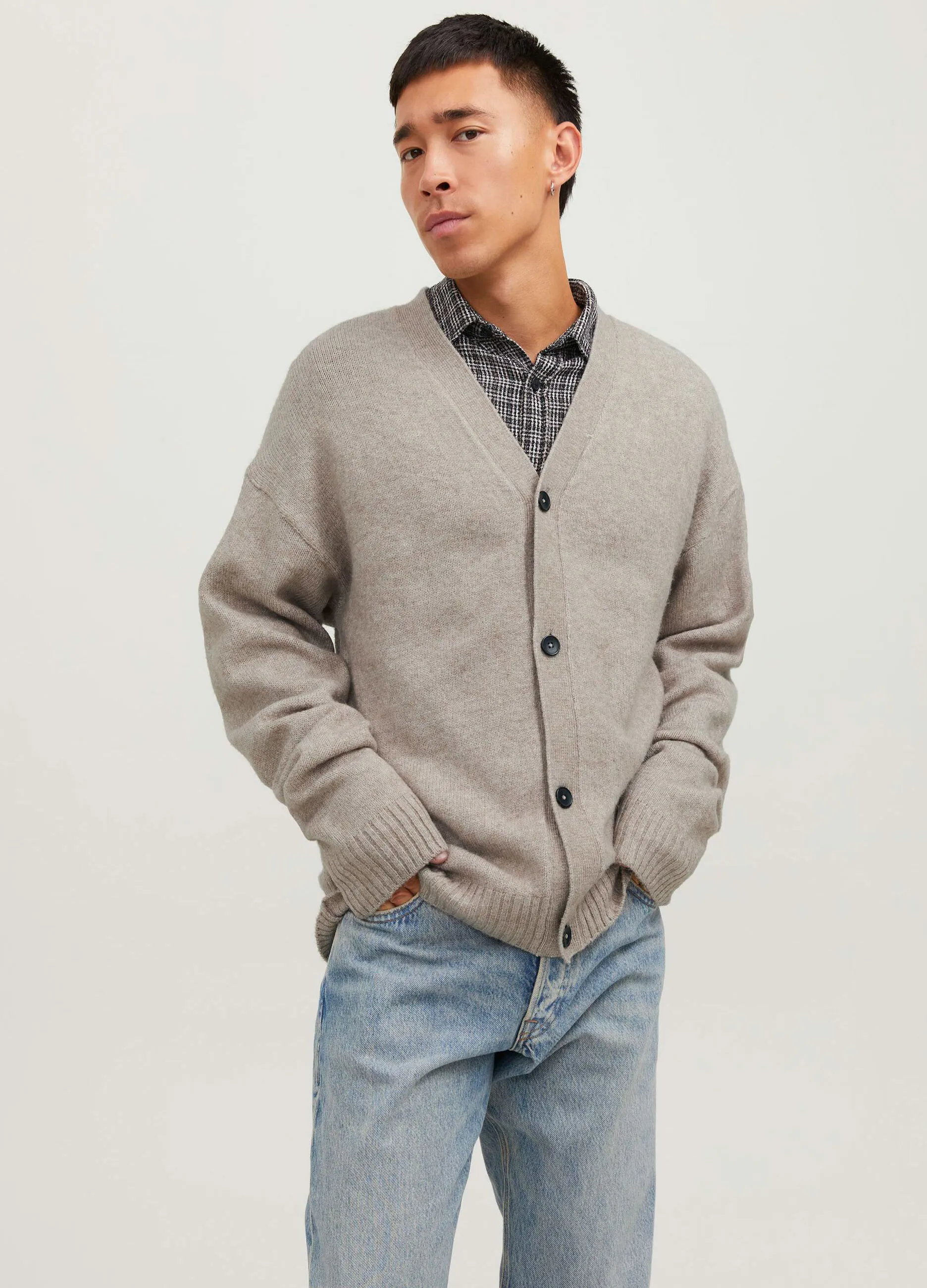 JACK & JONES  Cardigan tricot uomo