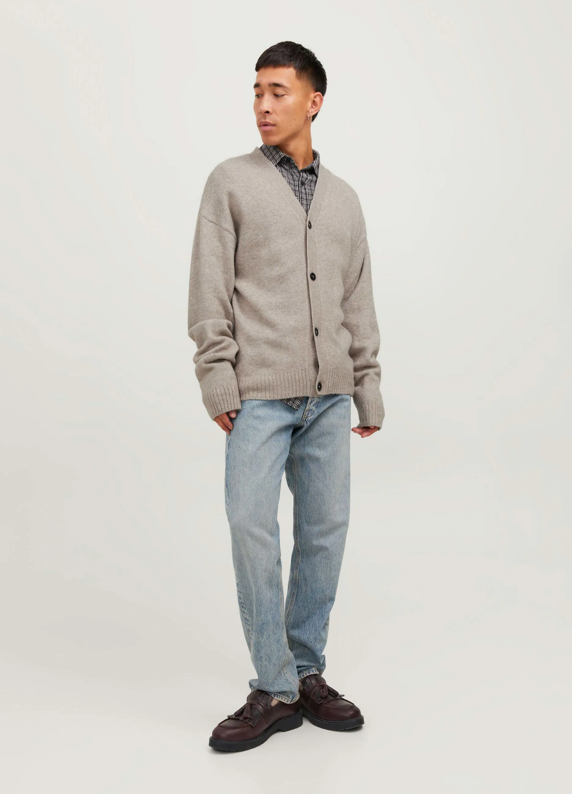 JACK & JONES  Cardigan tricot uomo