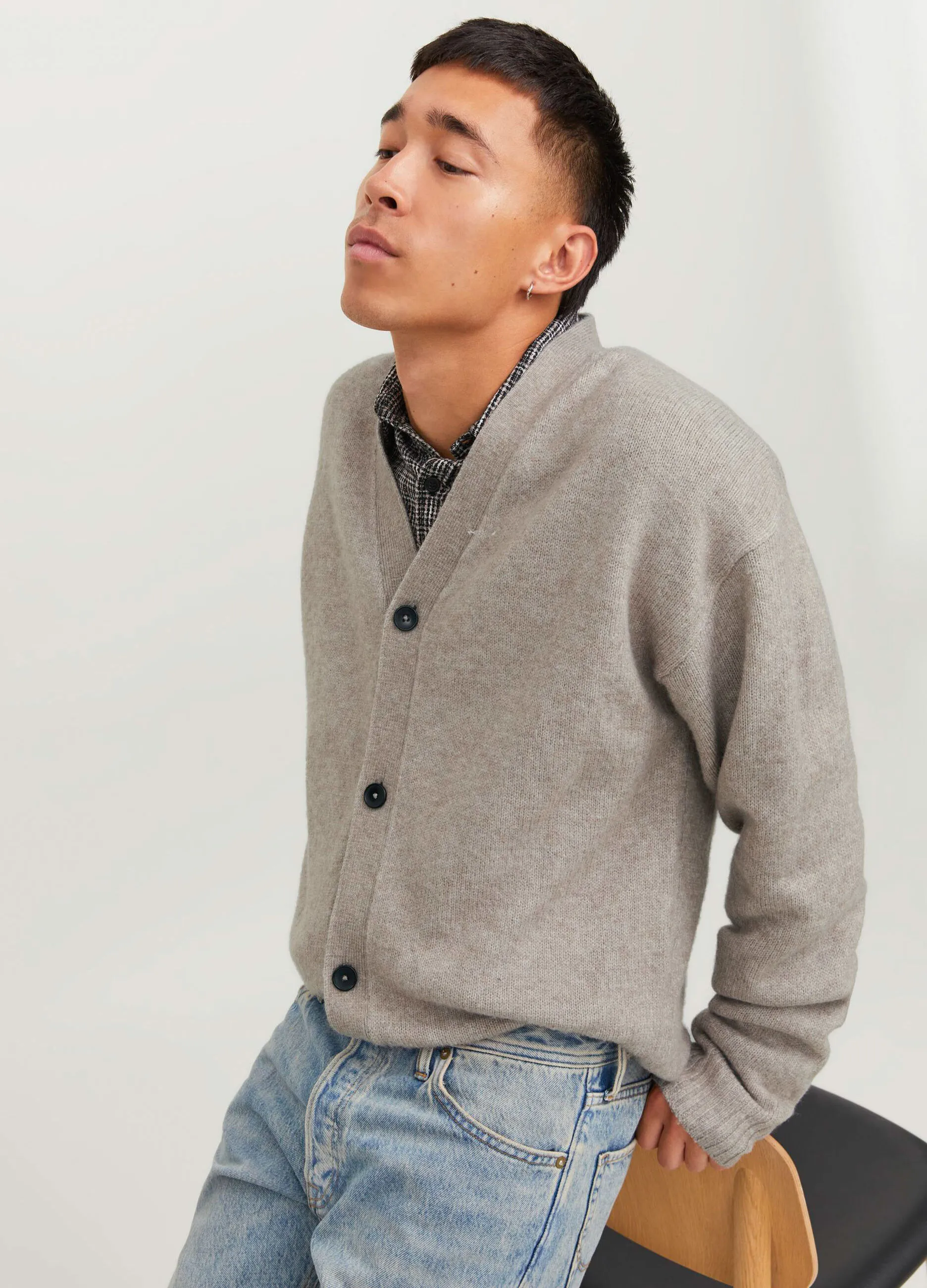 JACK & JONES  Cardigan tricot uomo