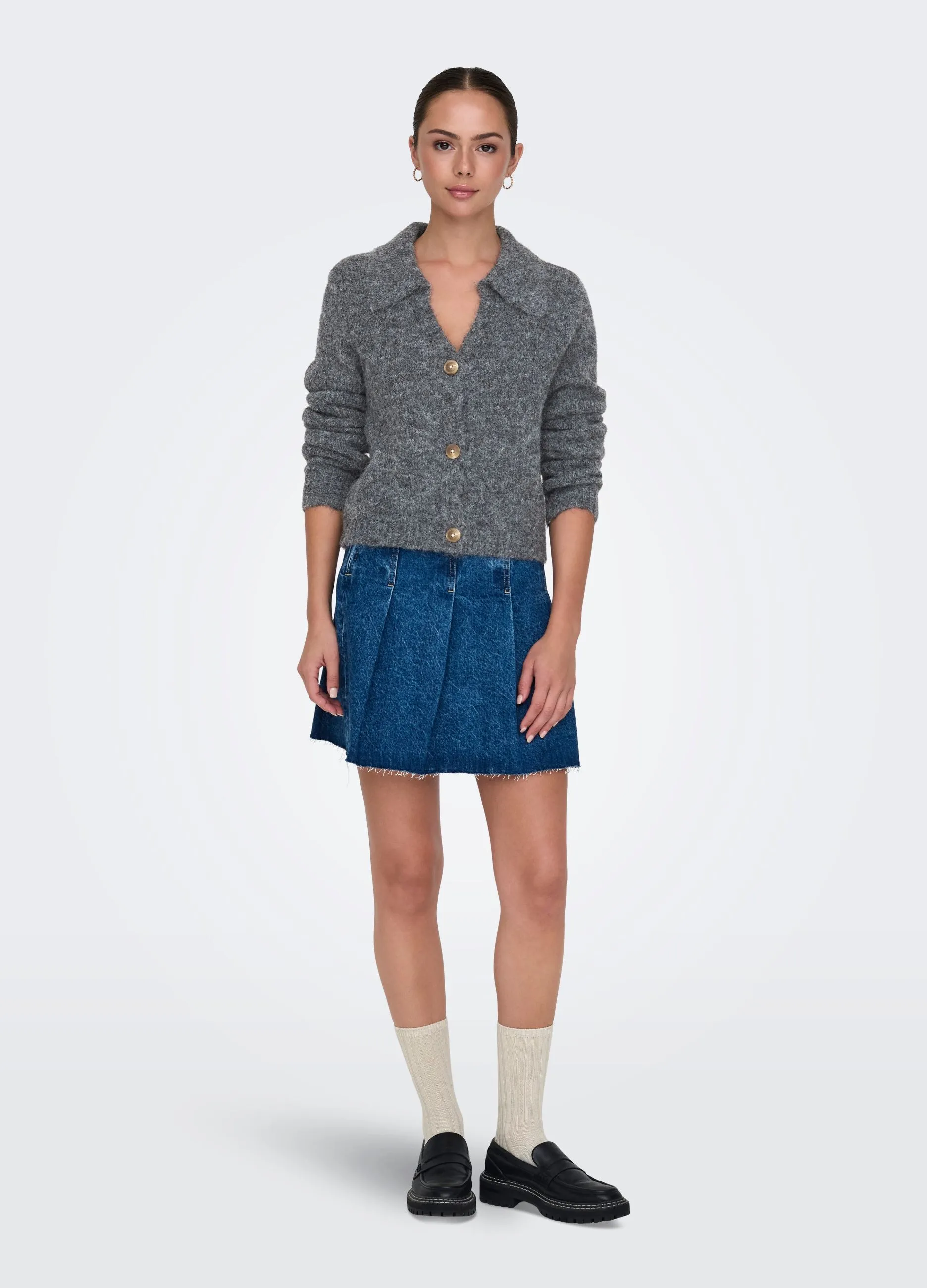 JDY  Cardigan a maniche lunghe con scollo a V