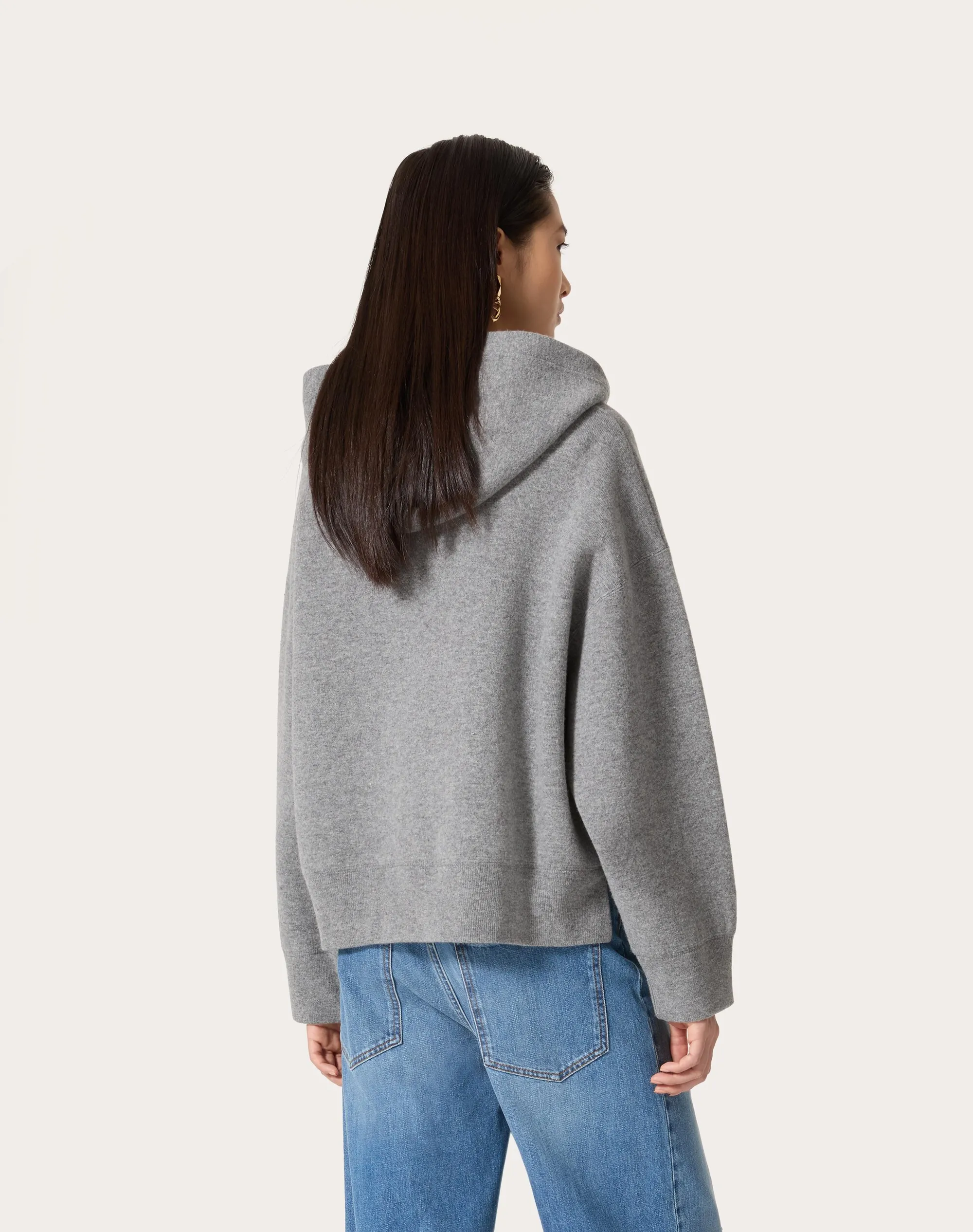 MAGLIA IN LANA E STRETCHED VISCOSE