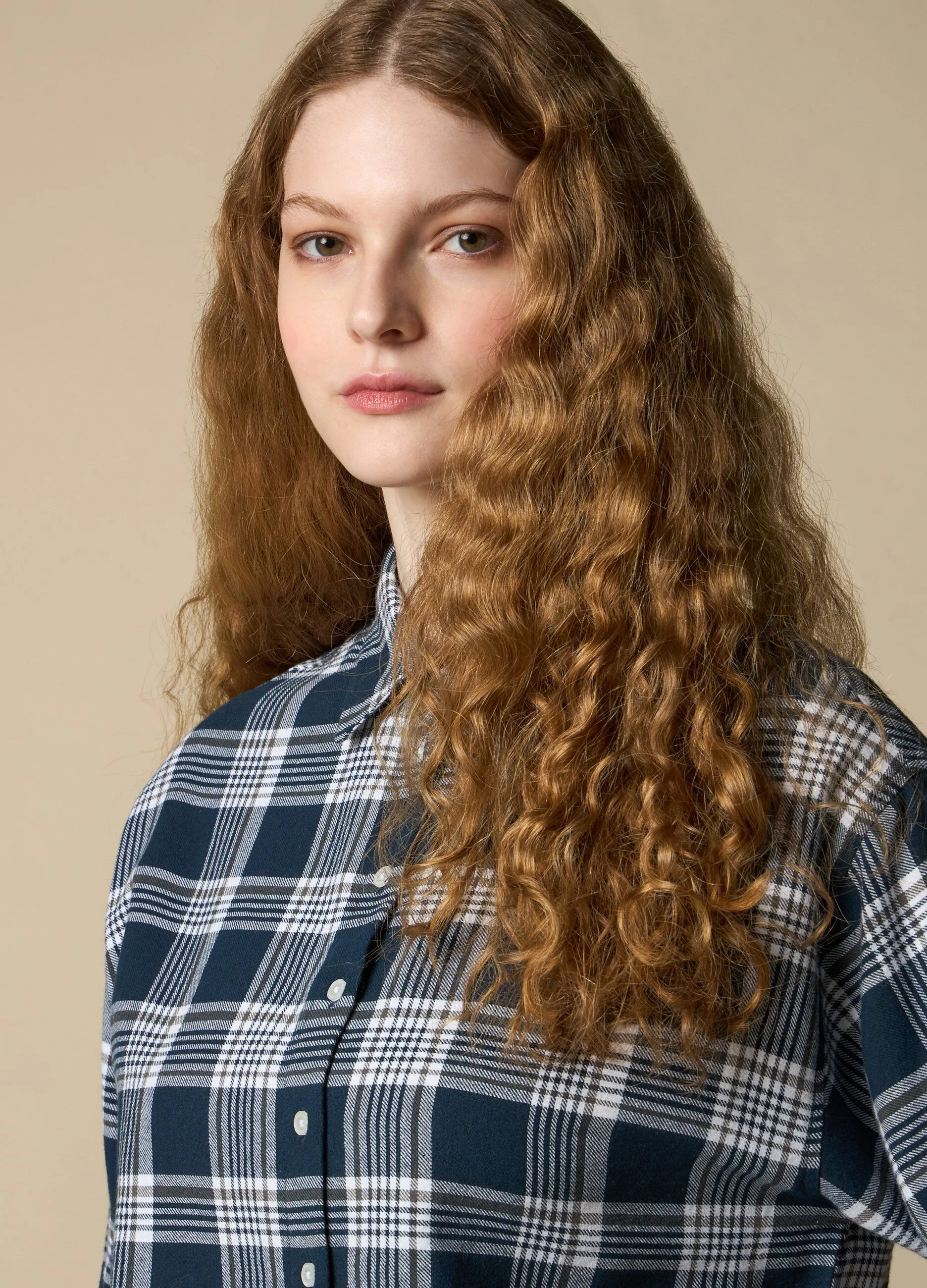 NICE & CHIC  Camicia a quadri in puro cotone donna