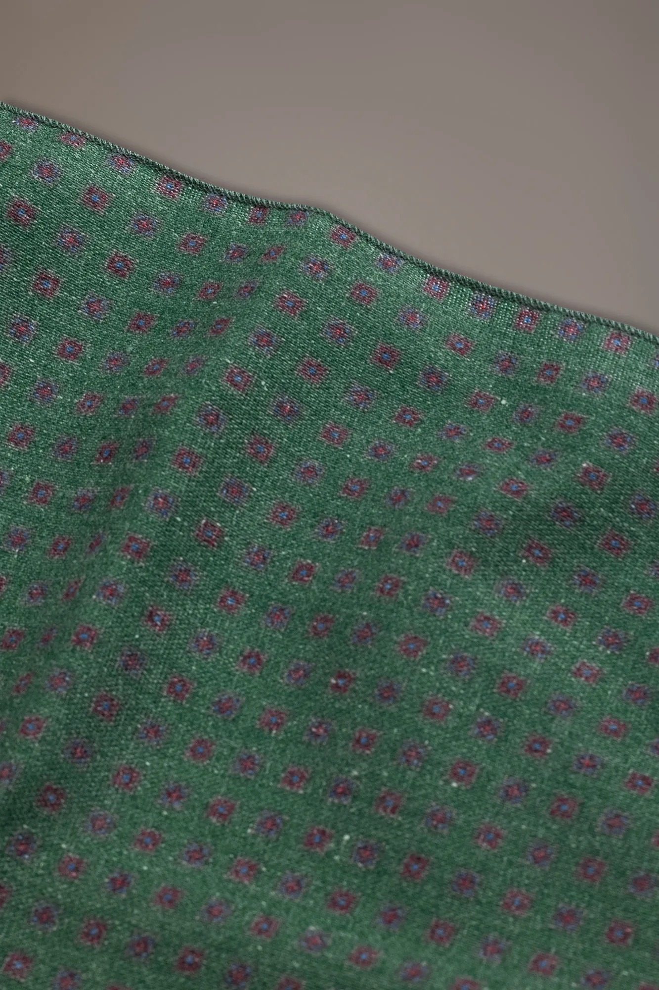Pochette misto lino uomo disegno fantasia vari colori