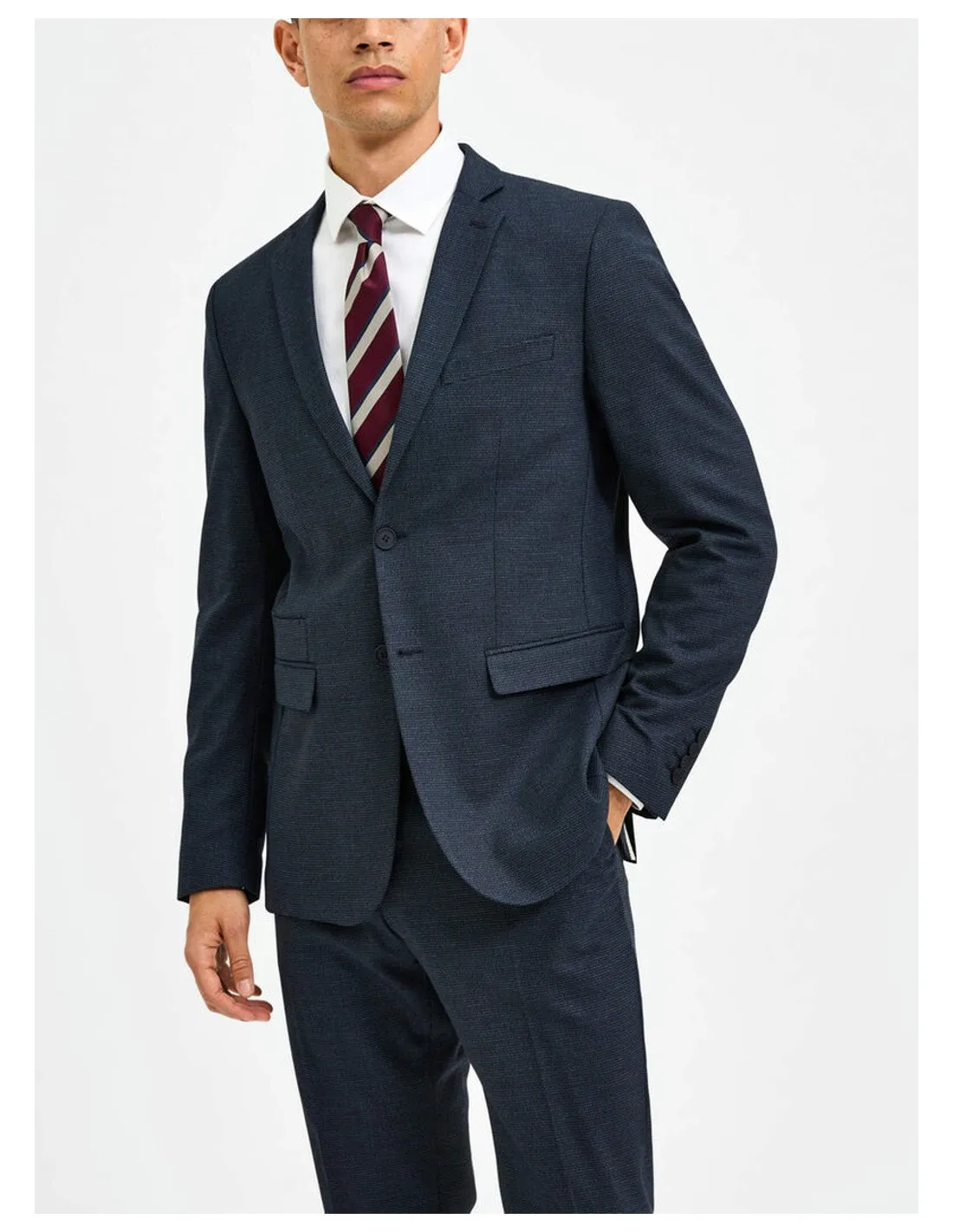 SELECTED GIACCA UOMO,SLHSLIM-TIMELOGAN BLUE STRUC