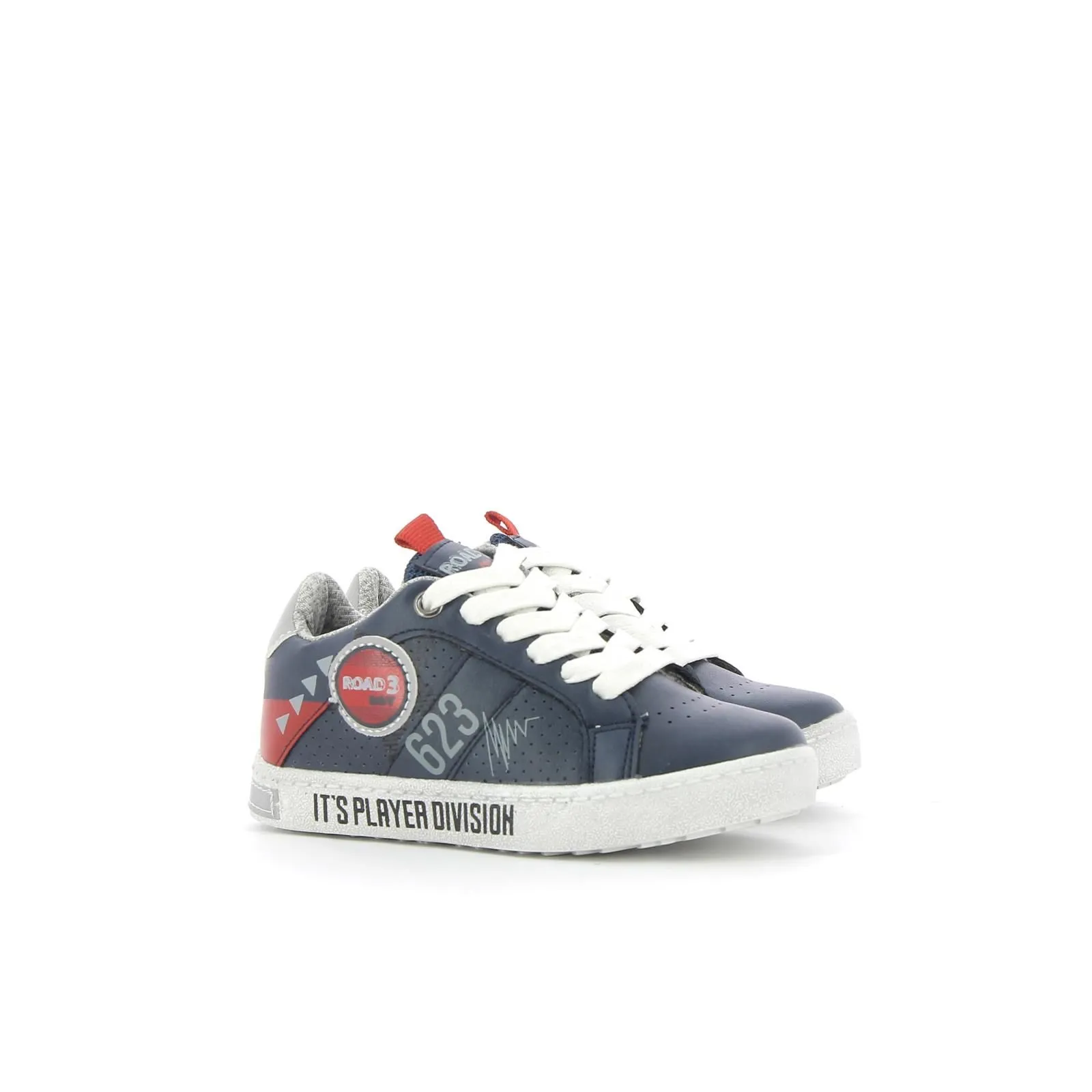 Sneakers blu da bimbo in tessuto
