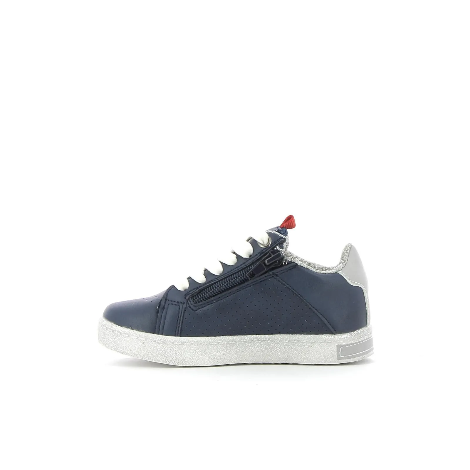 Sneakers blu da bimbo in tessuto