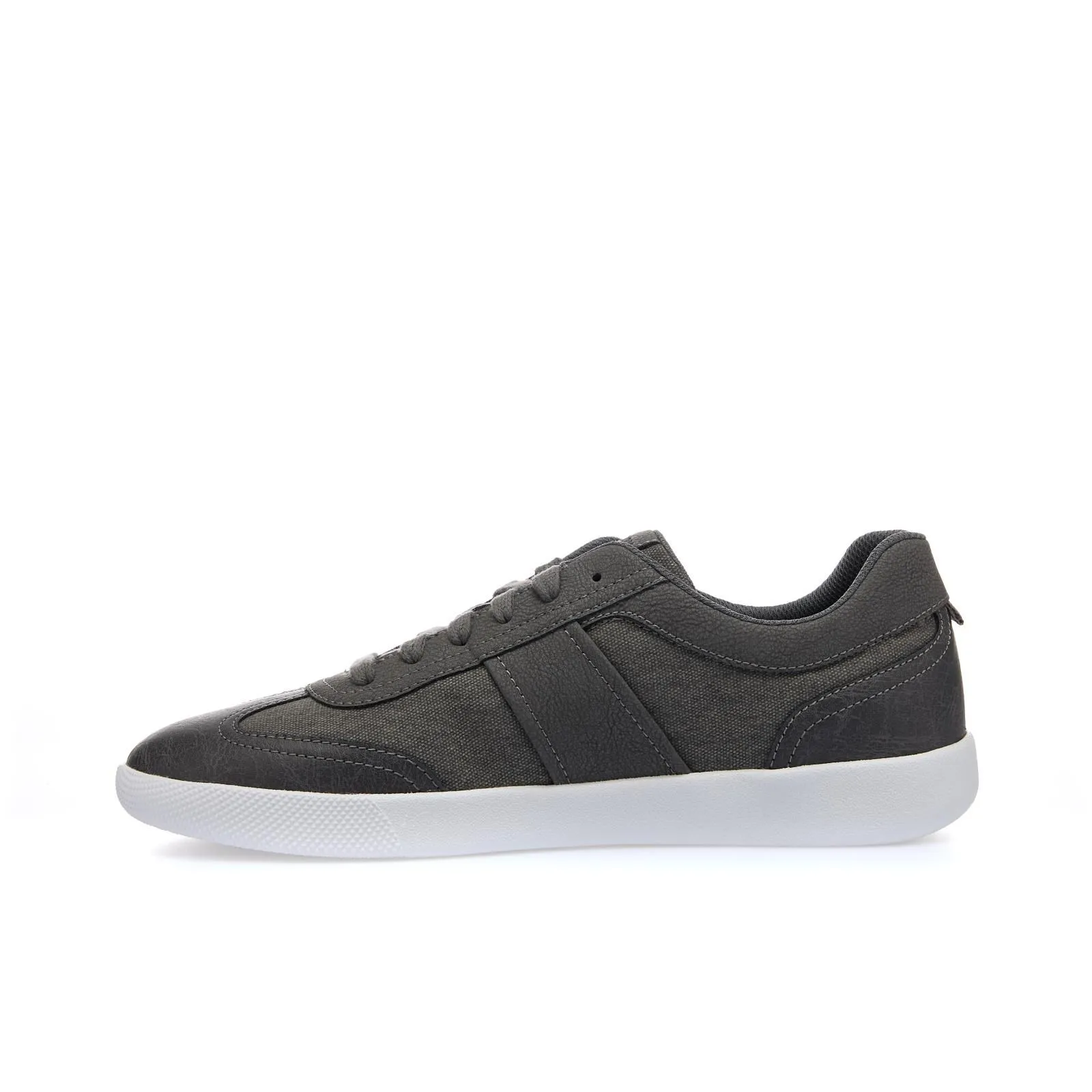 Sneakers grigie in tessuto