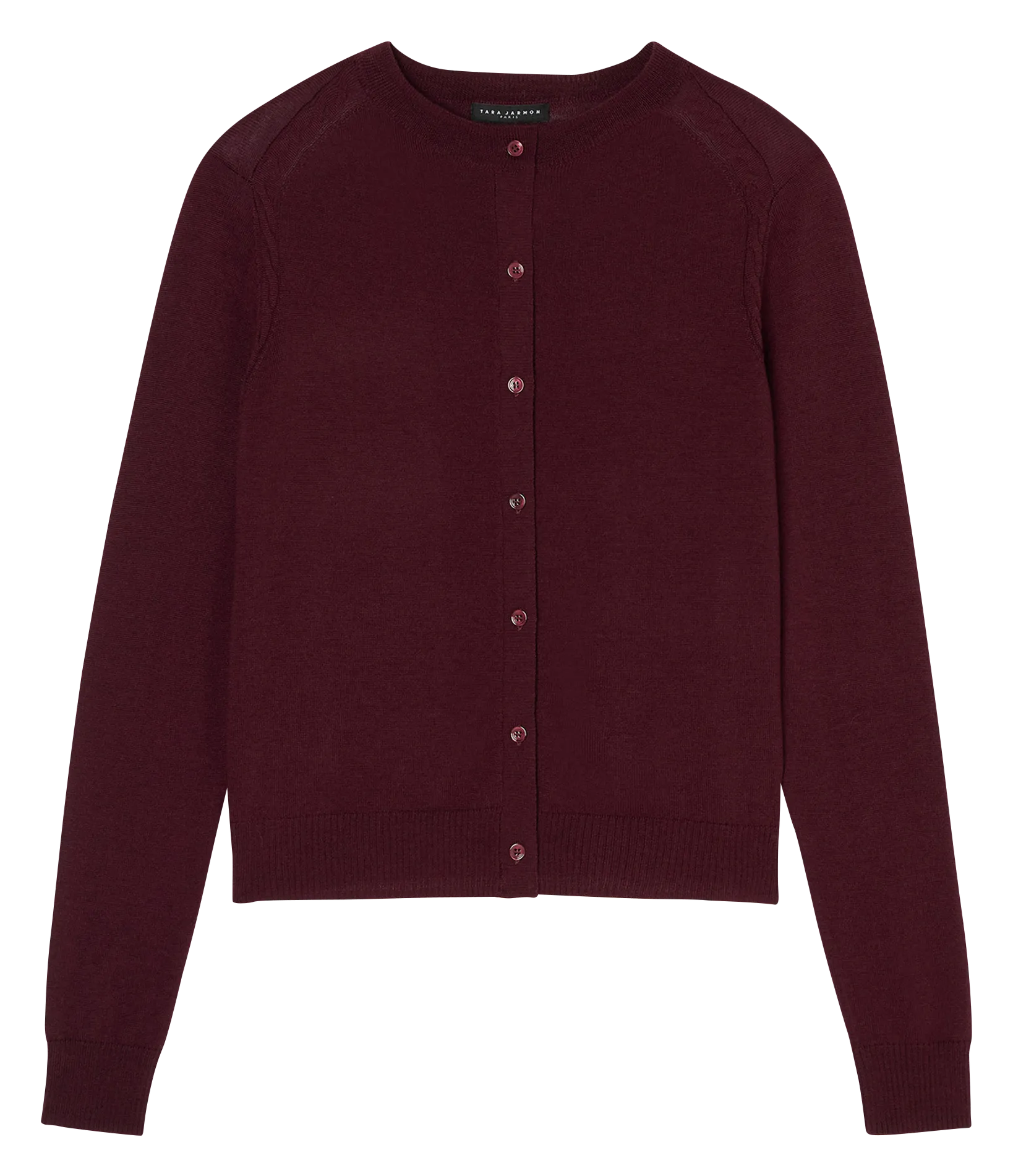  TARA JARMON   GINNO - Cardigan dritto in lana | Rosso