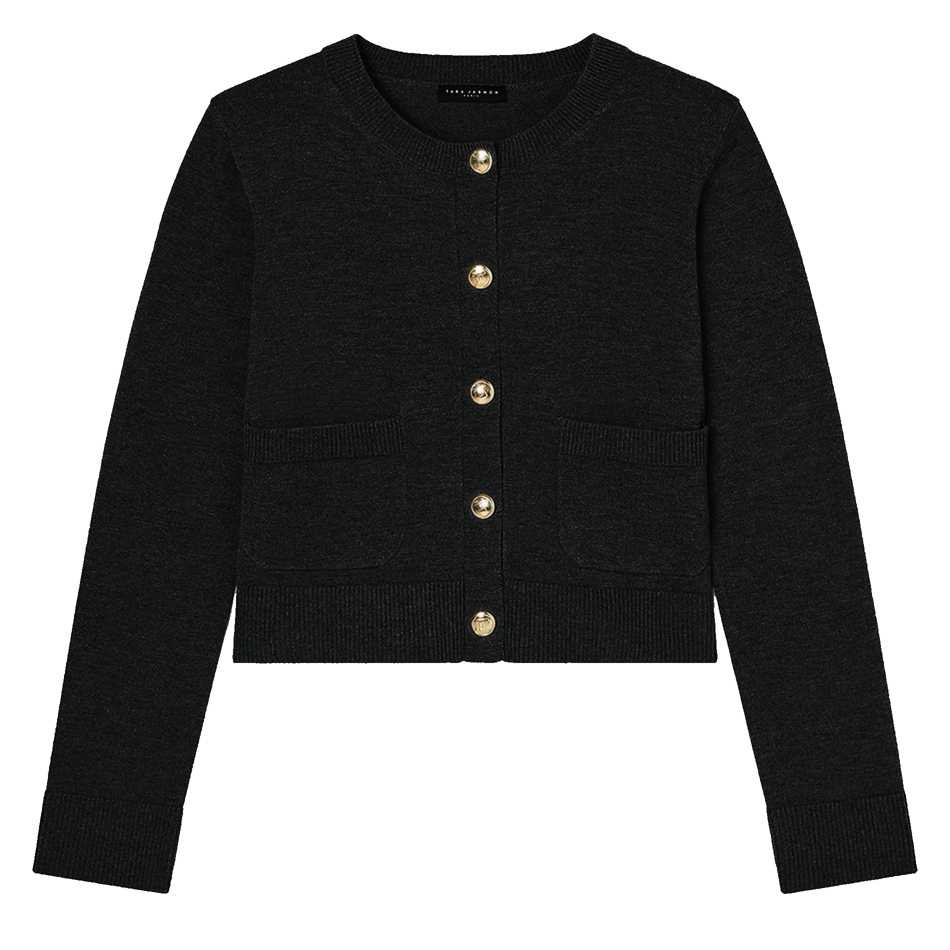  TARA JARMON   GYSLAIN - Cardigan dritto in maglia | Nero